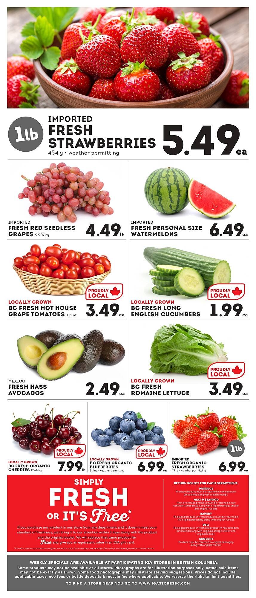 IGA flyer