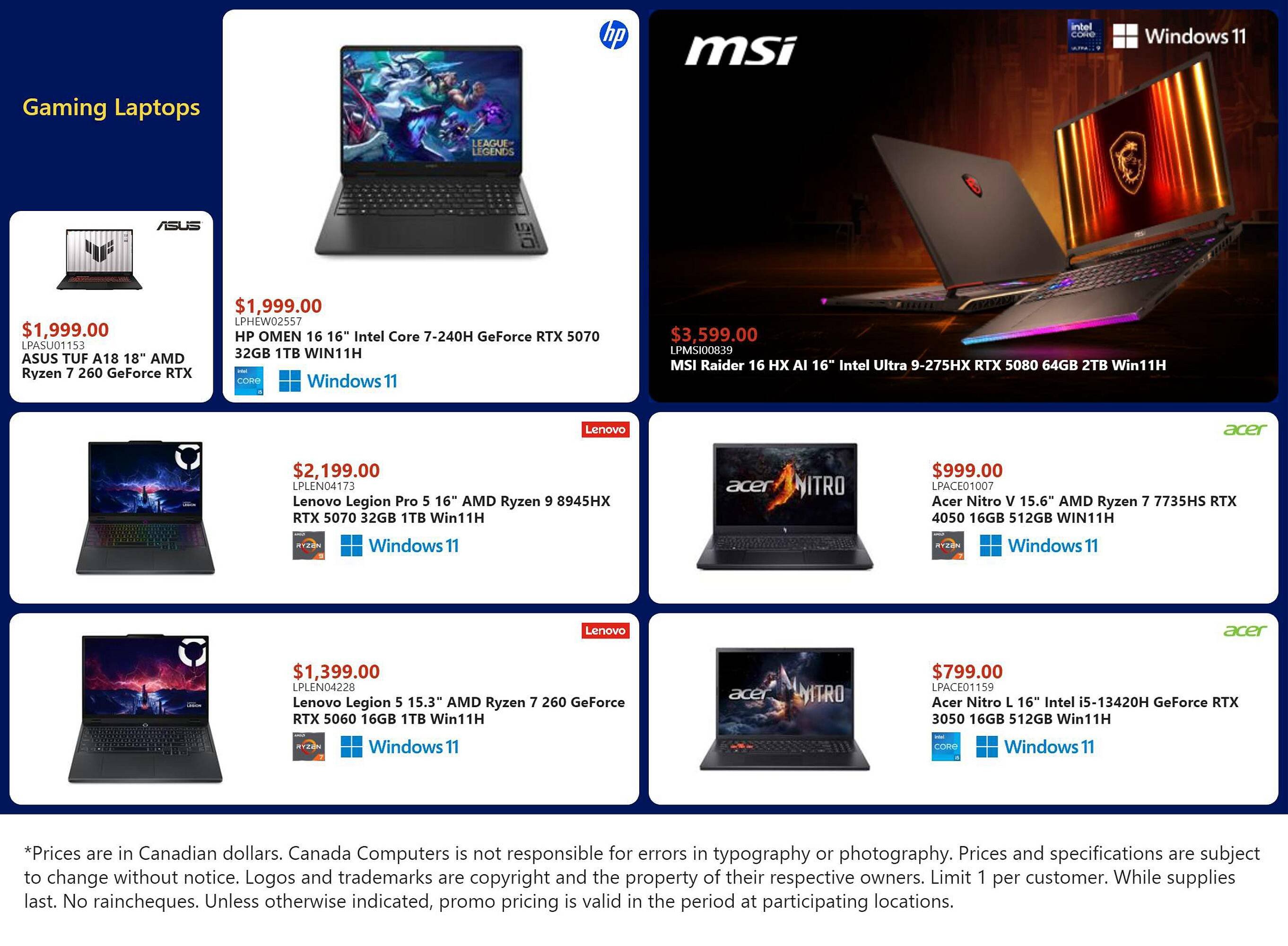 Canada Computers flyer (2026-01-16 - 2026-01-22) | 1