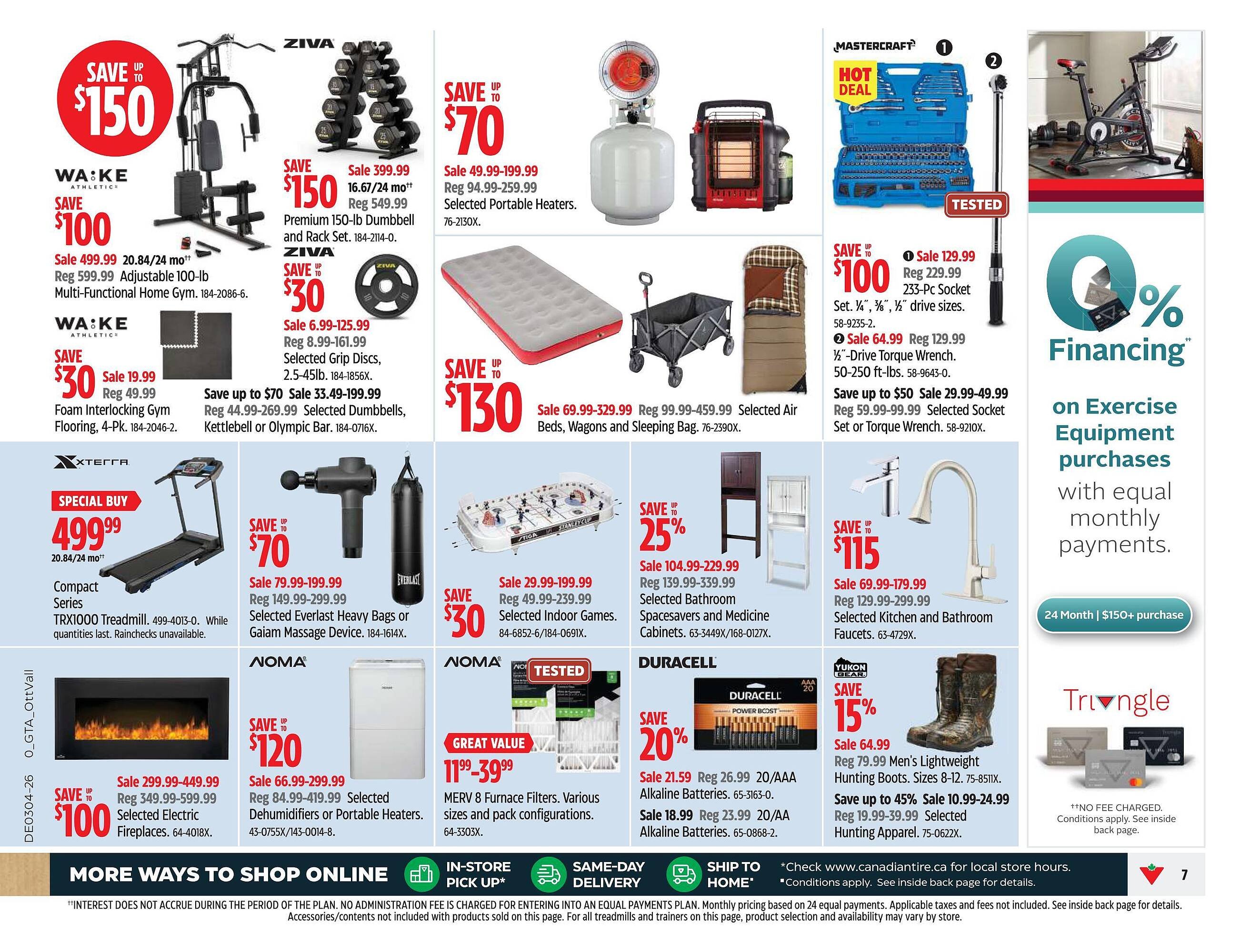 Canadian Tire flyer