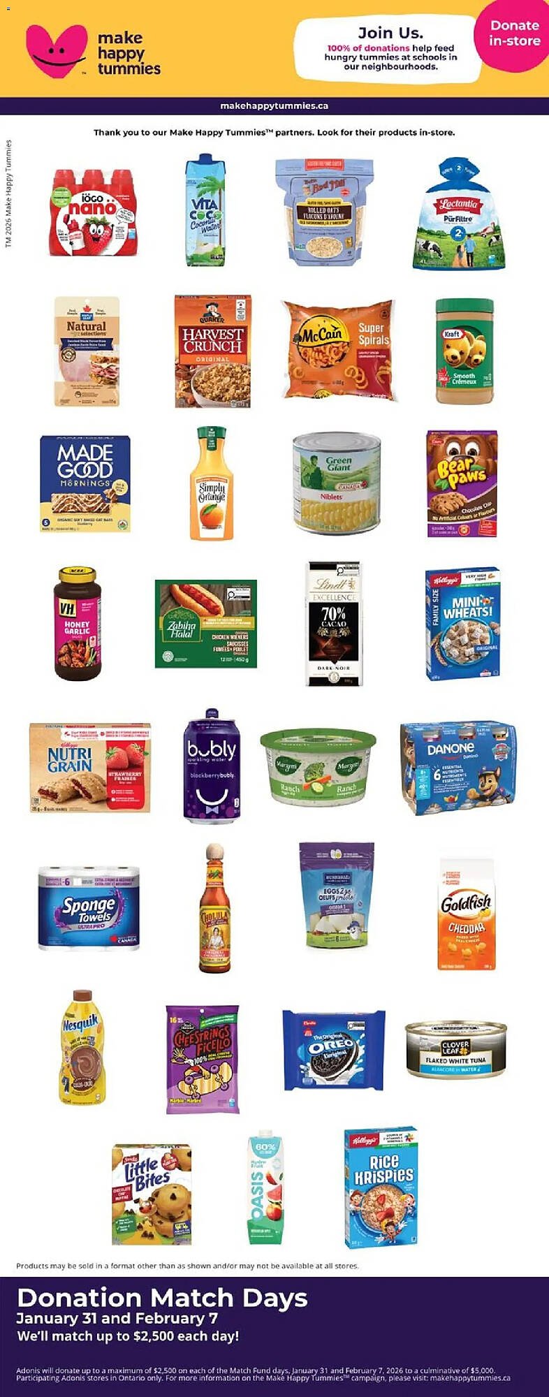 Marché Adonis flyer