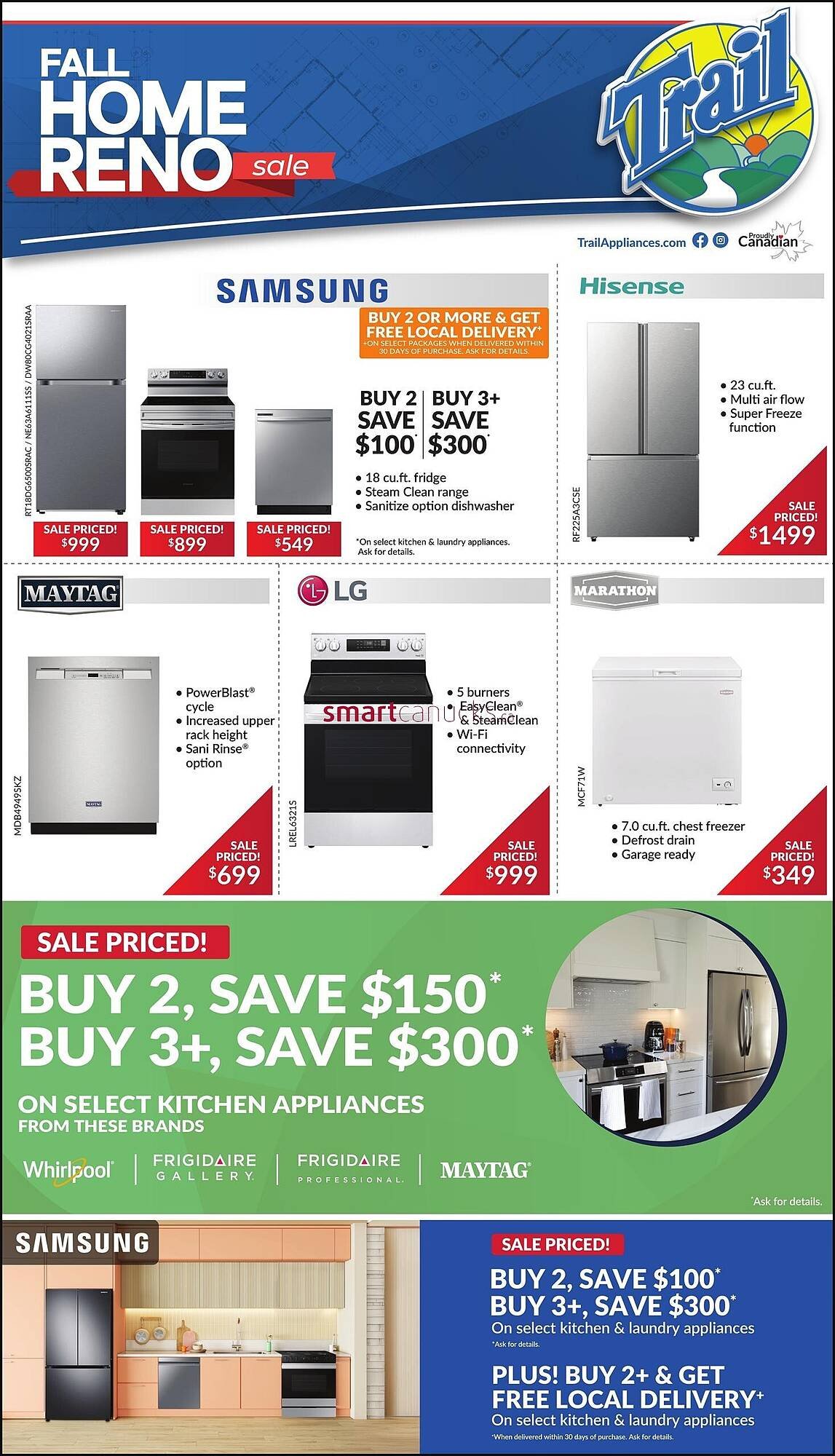 Trail Appliances flyer (2025-09-12 - 2025-10-01) | 1