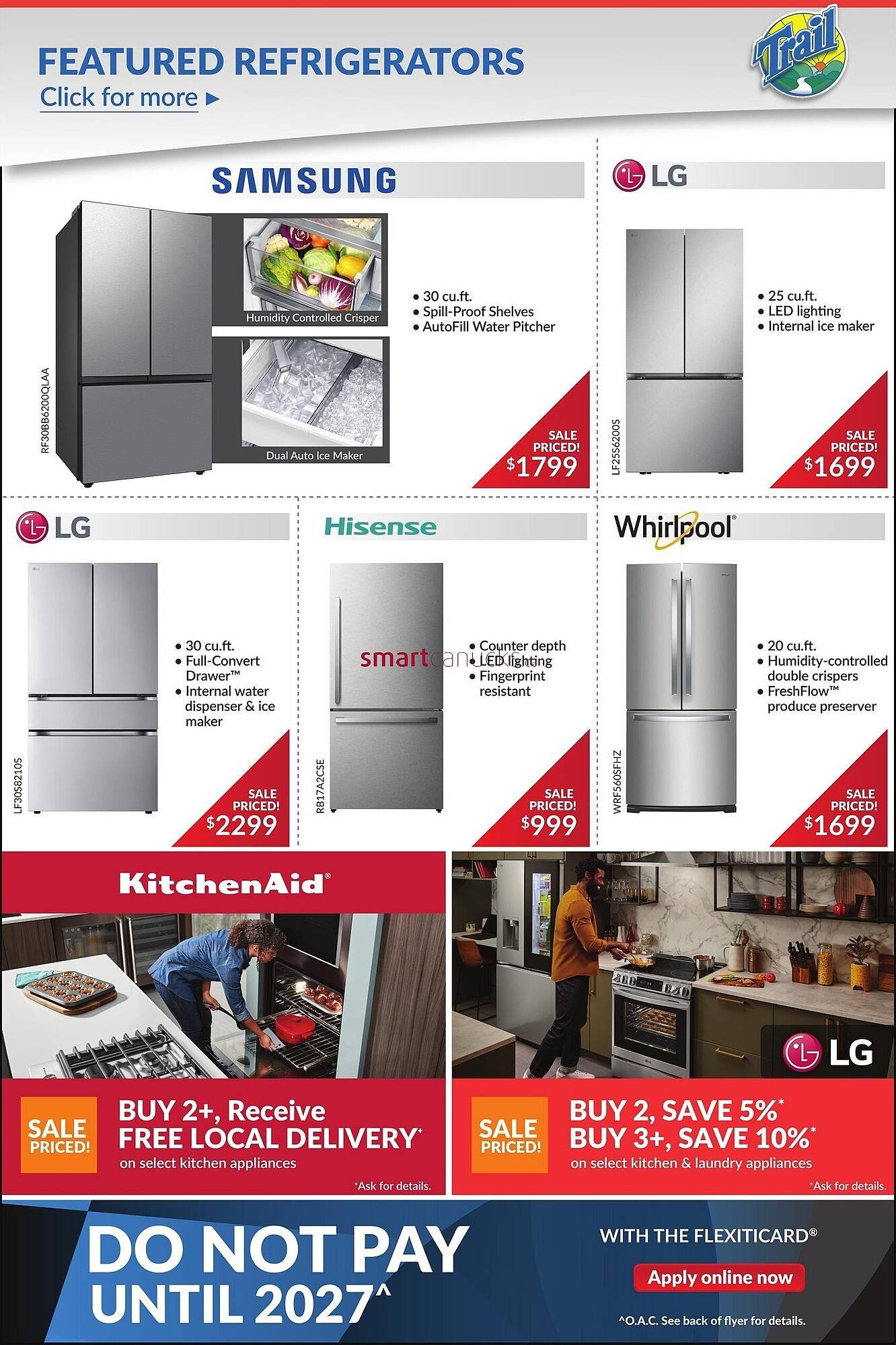Trail Appliances flyer