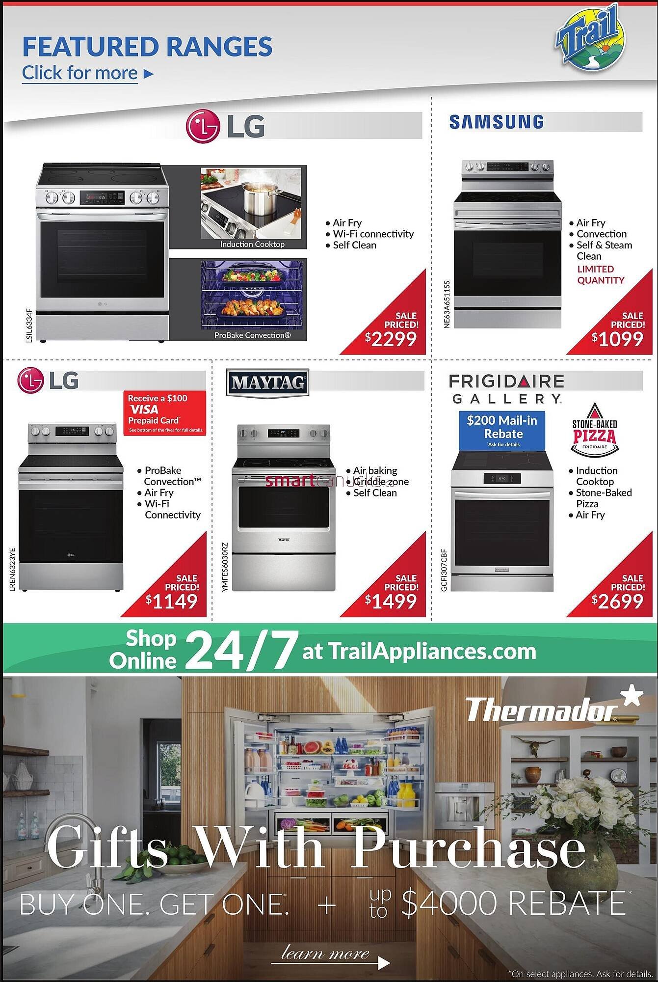 Trail Appliances flyer