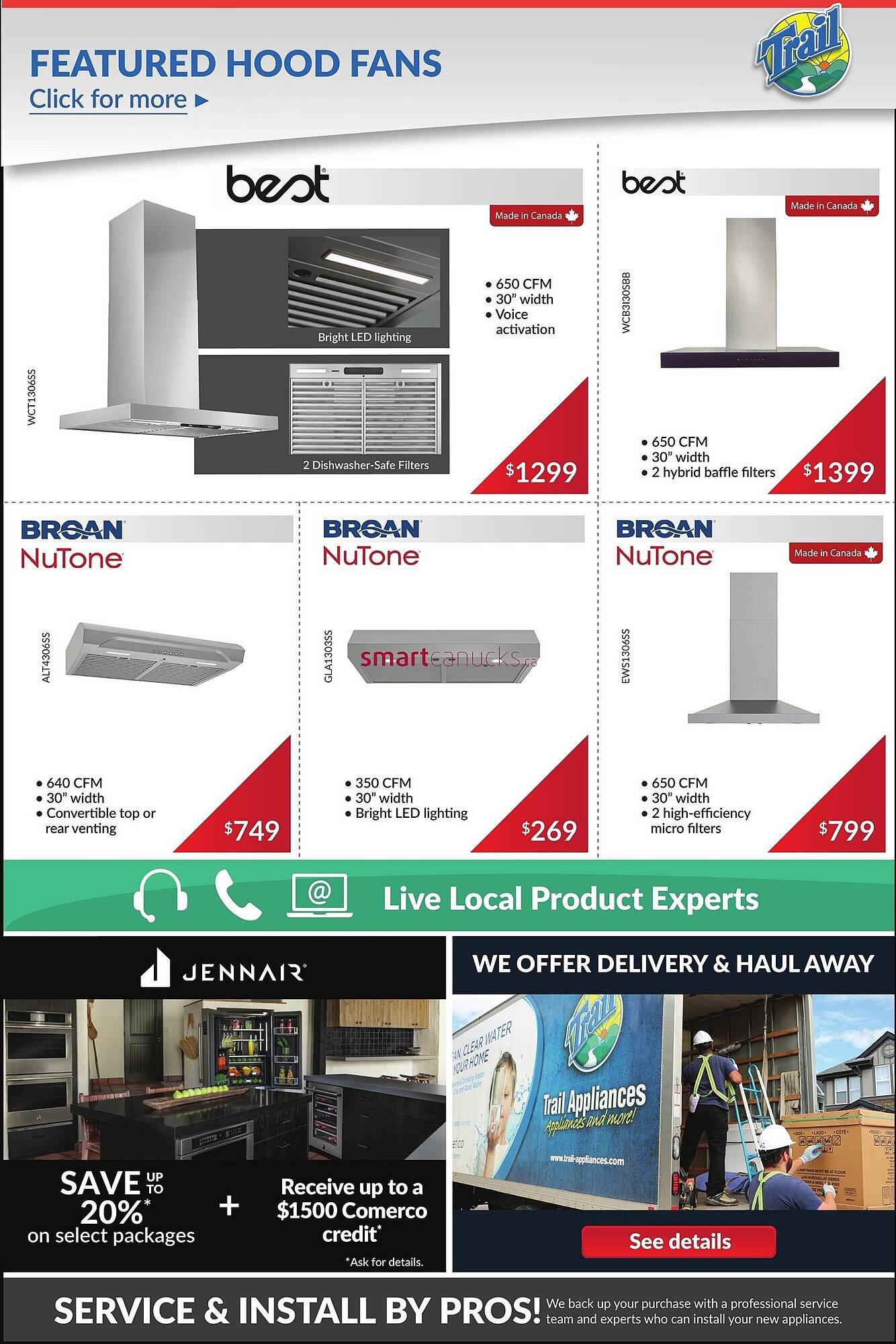 Trail Appliances flyer