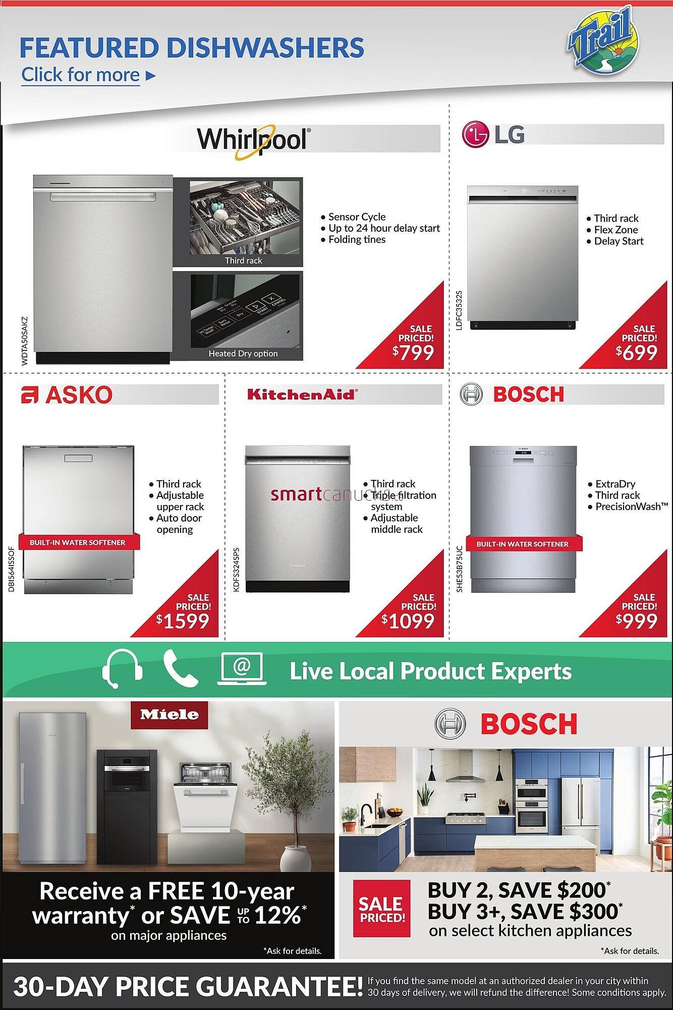 Trail Appliances flyer