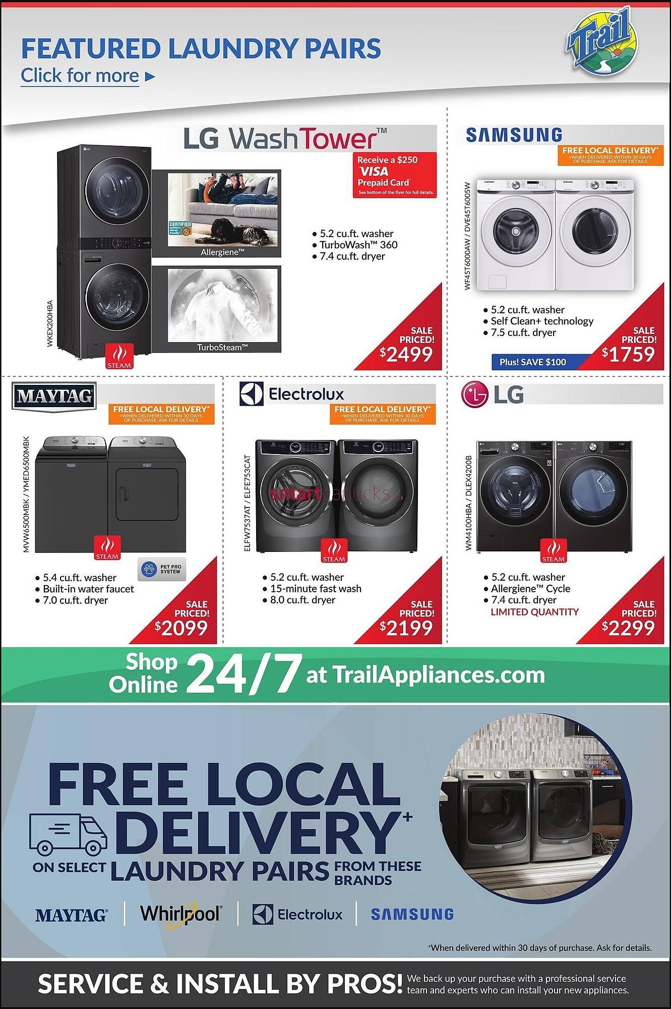 Trail Appliances flyer