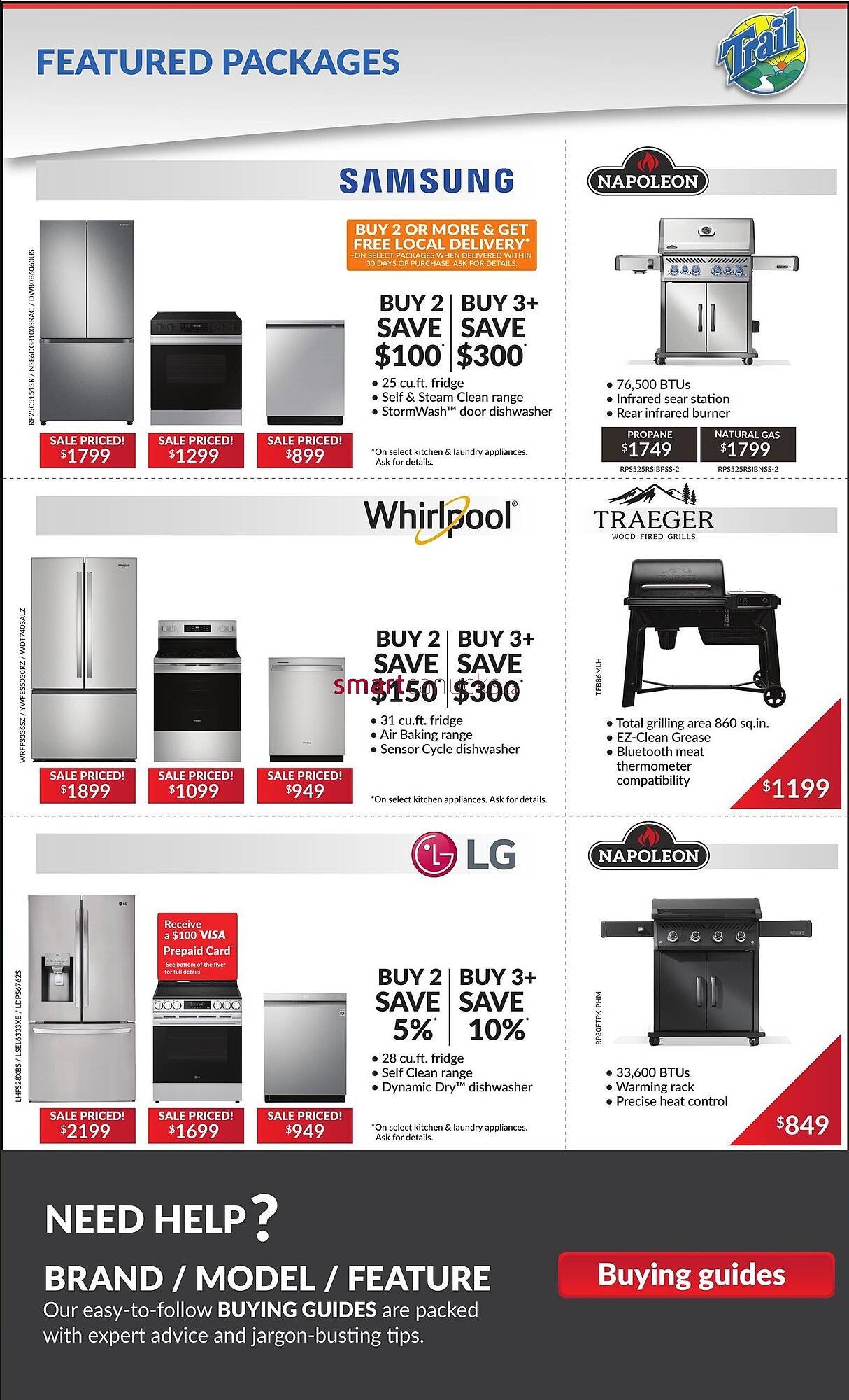 Trail Appliances flyer