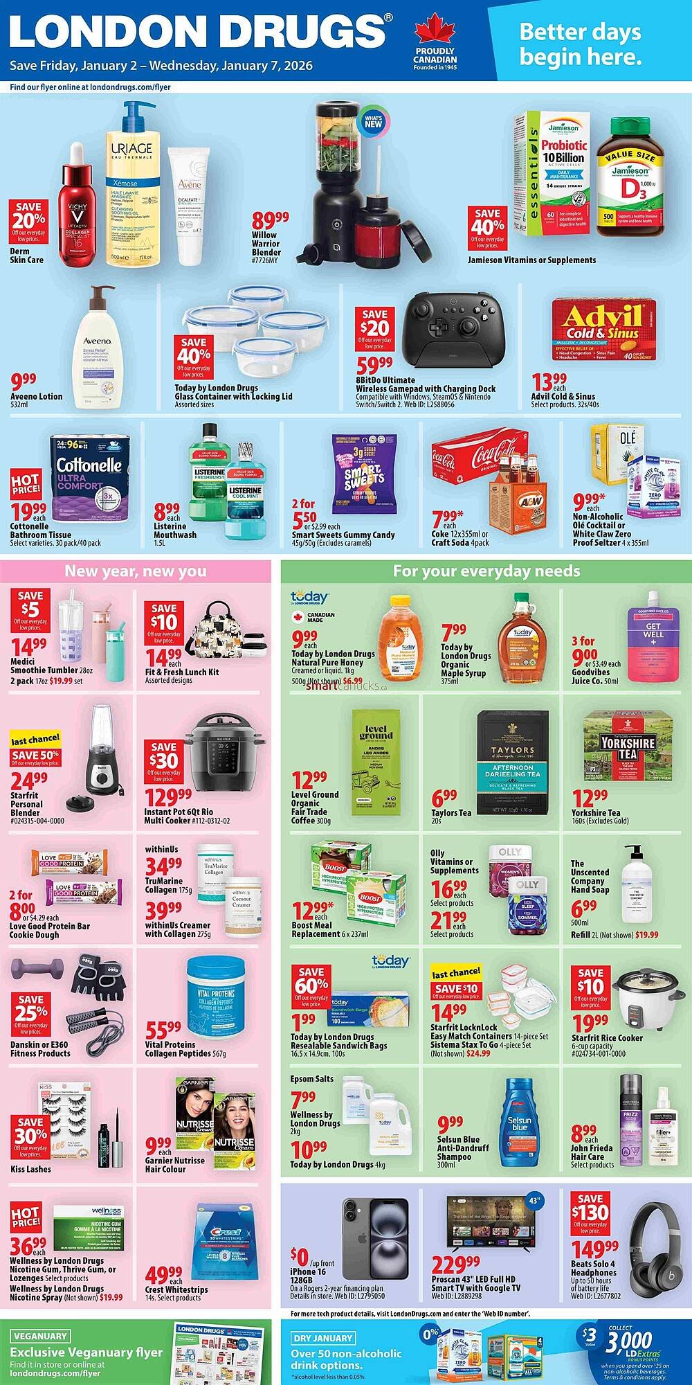 London Drugs flyer (2026-01-02 - 2026-01-07) | 1