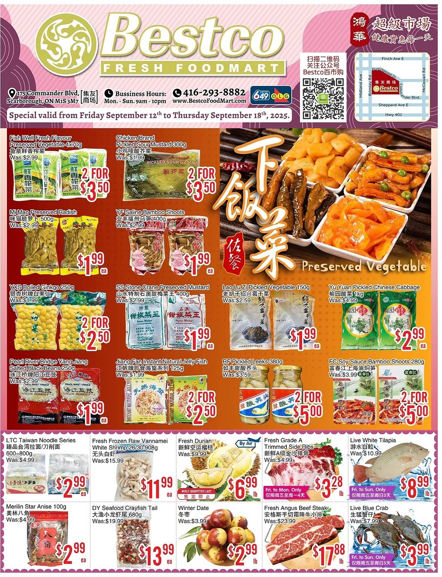 Bestco Food Mart flyer (2025-09-12 - 2025-09-18) | 1