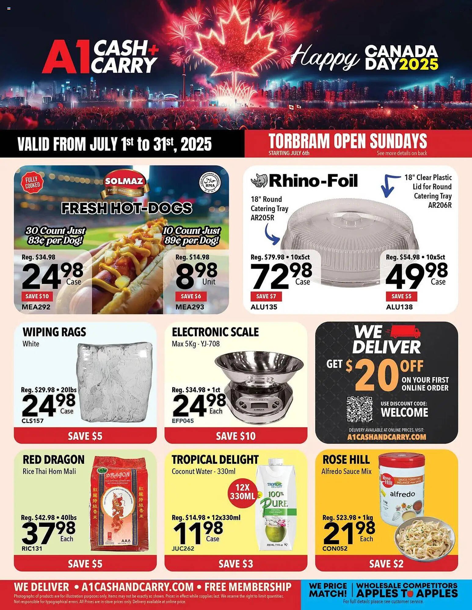 A1 Cash And Carry flyer