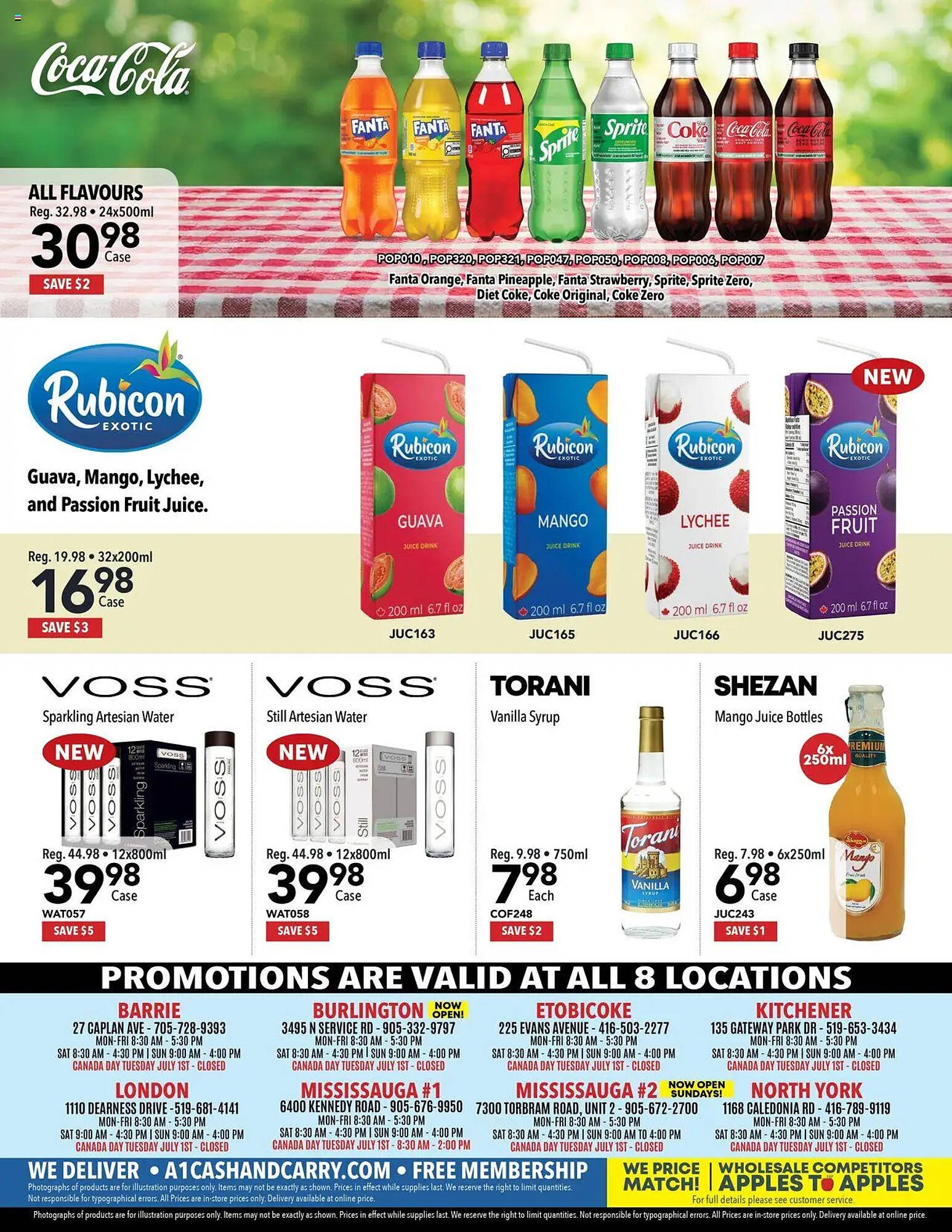 A1 Cash And Carry flyer