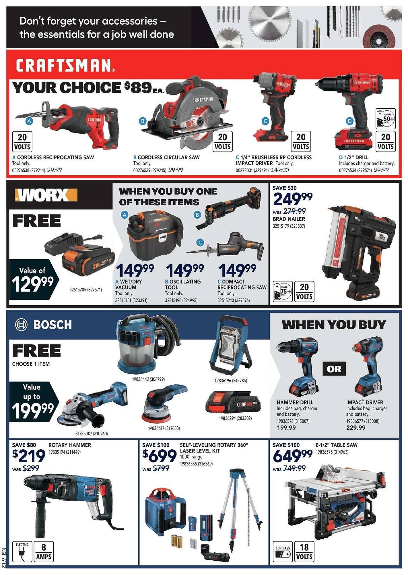 RONA flyer