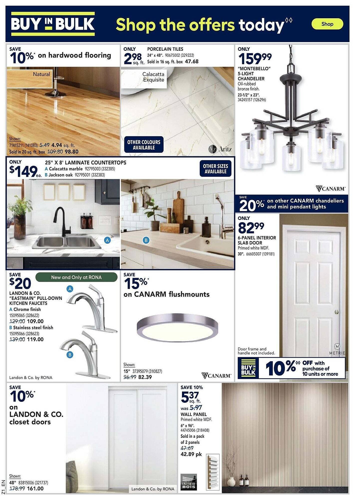 RONA flyer