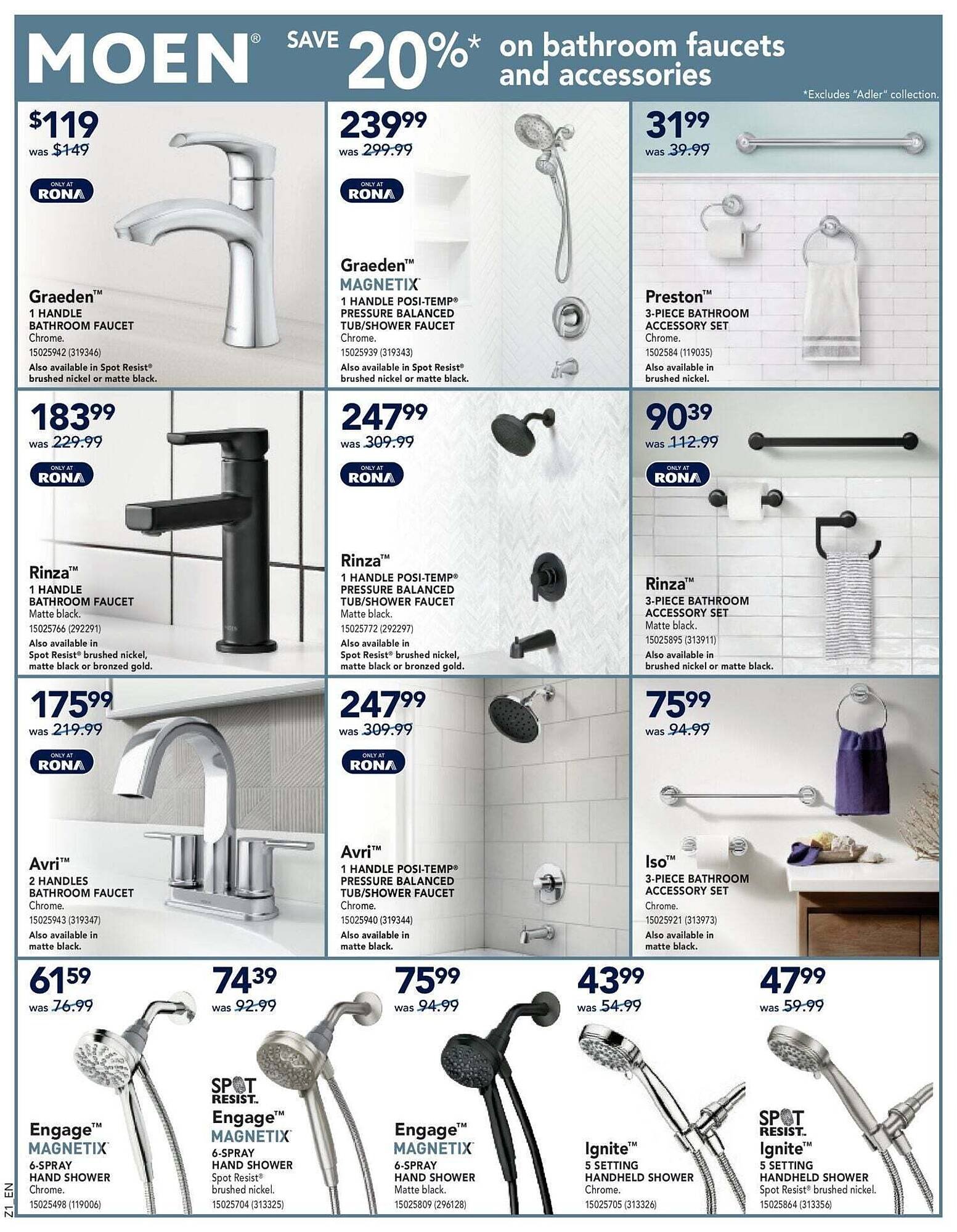 RONA flyer