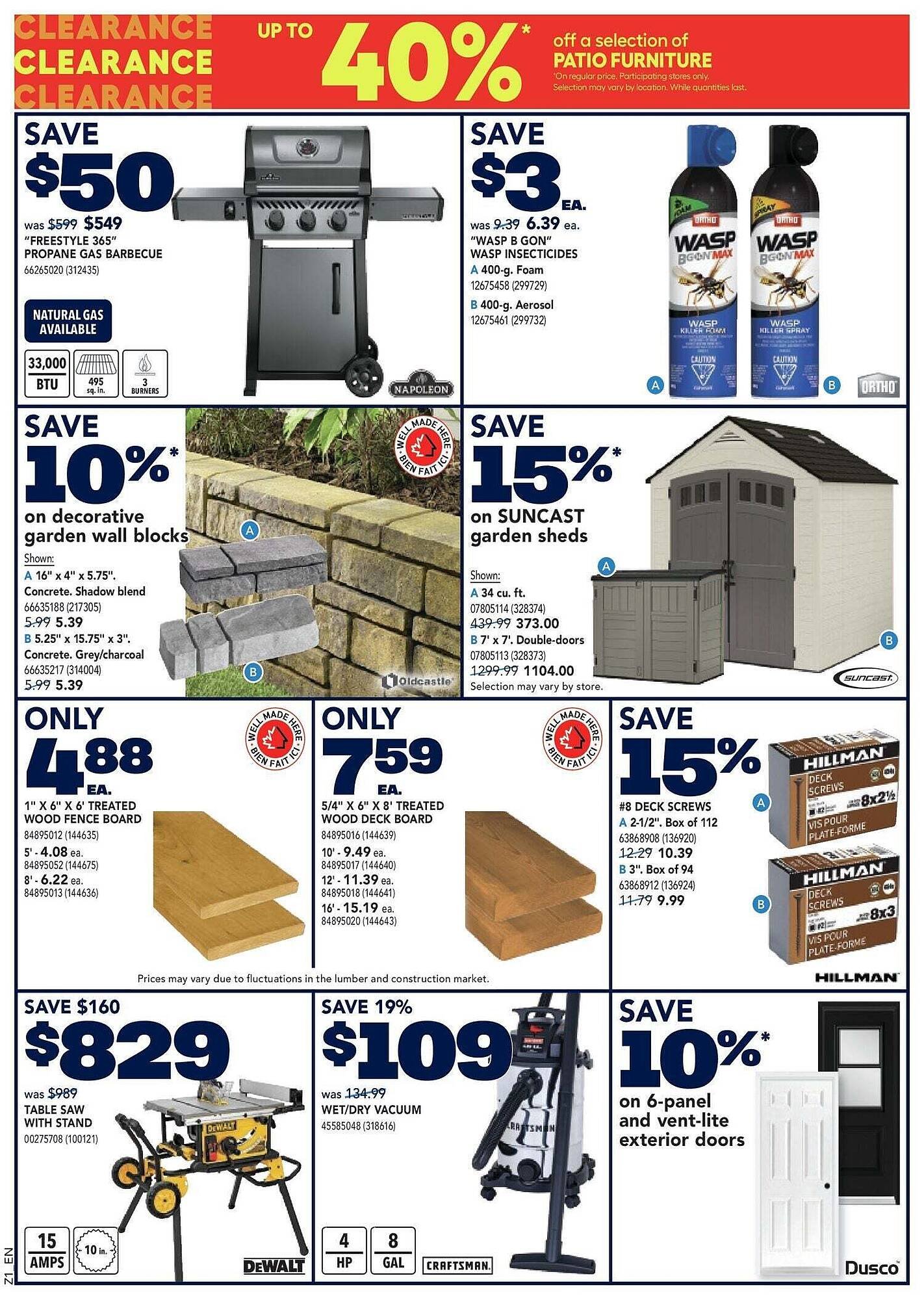 RONA flyer