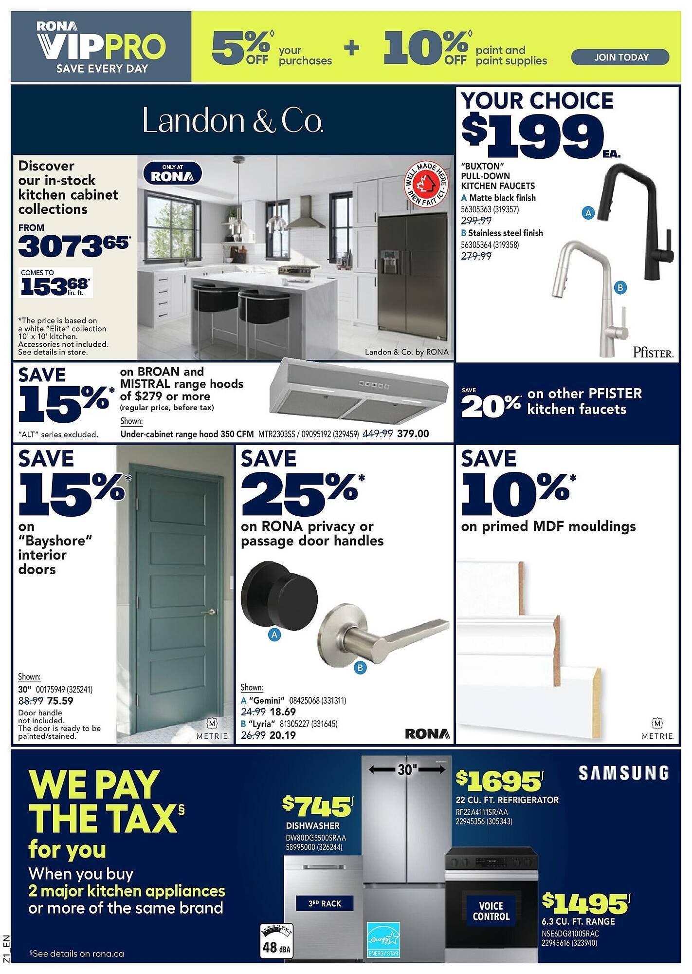 RONA flyer