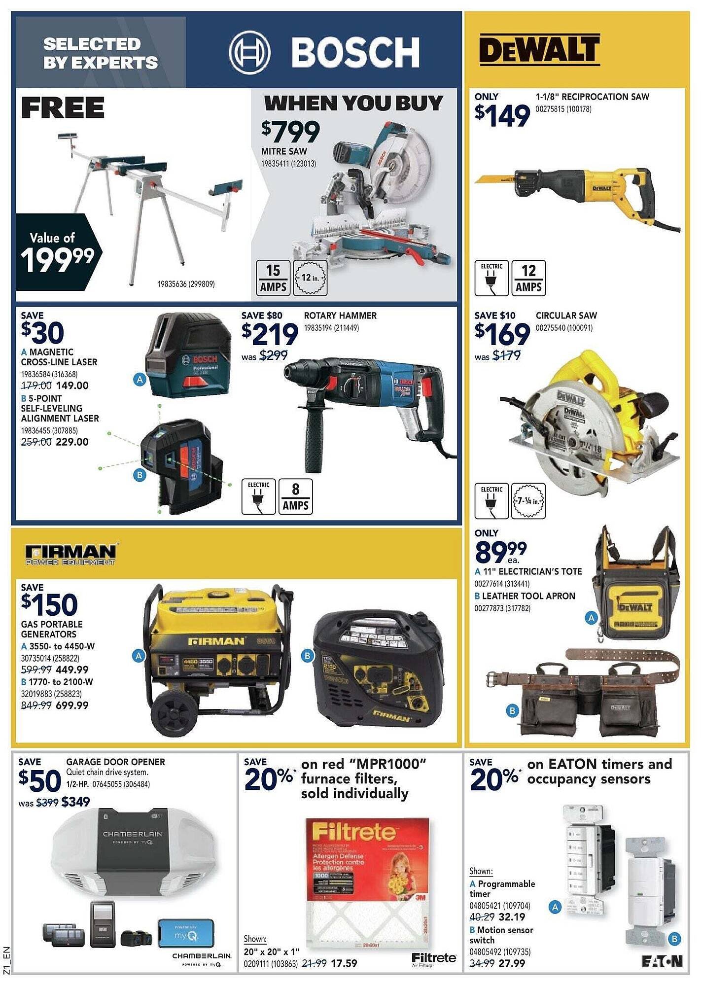 RONA flyer