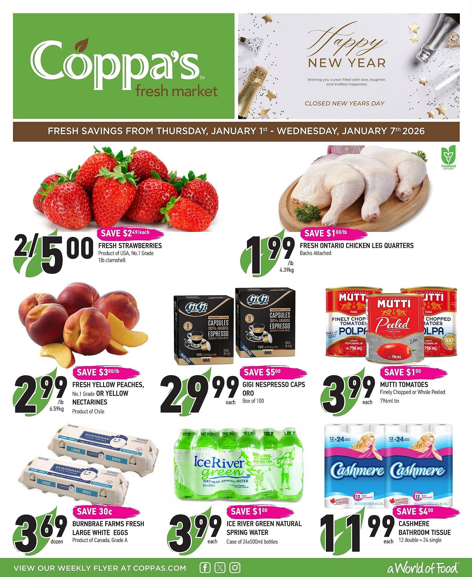 Coppa's Fresh Market flyer (2026-01-01 - 2026-01-07) | 1