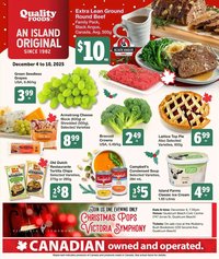 Quality Foods flyer