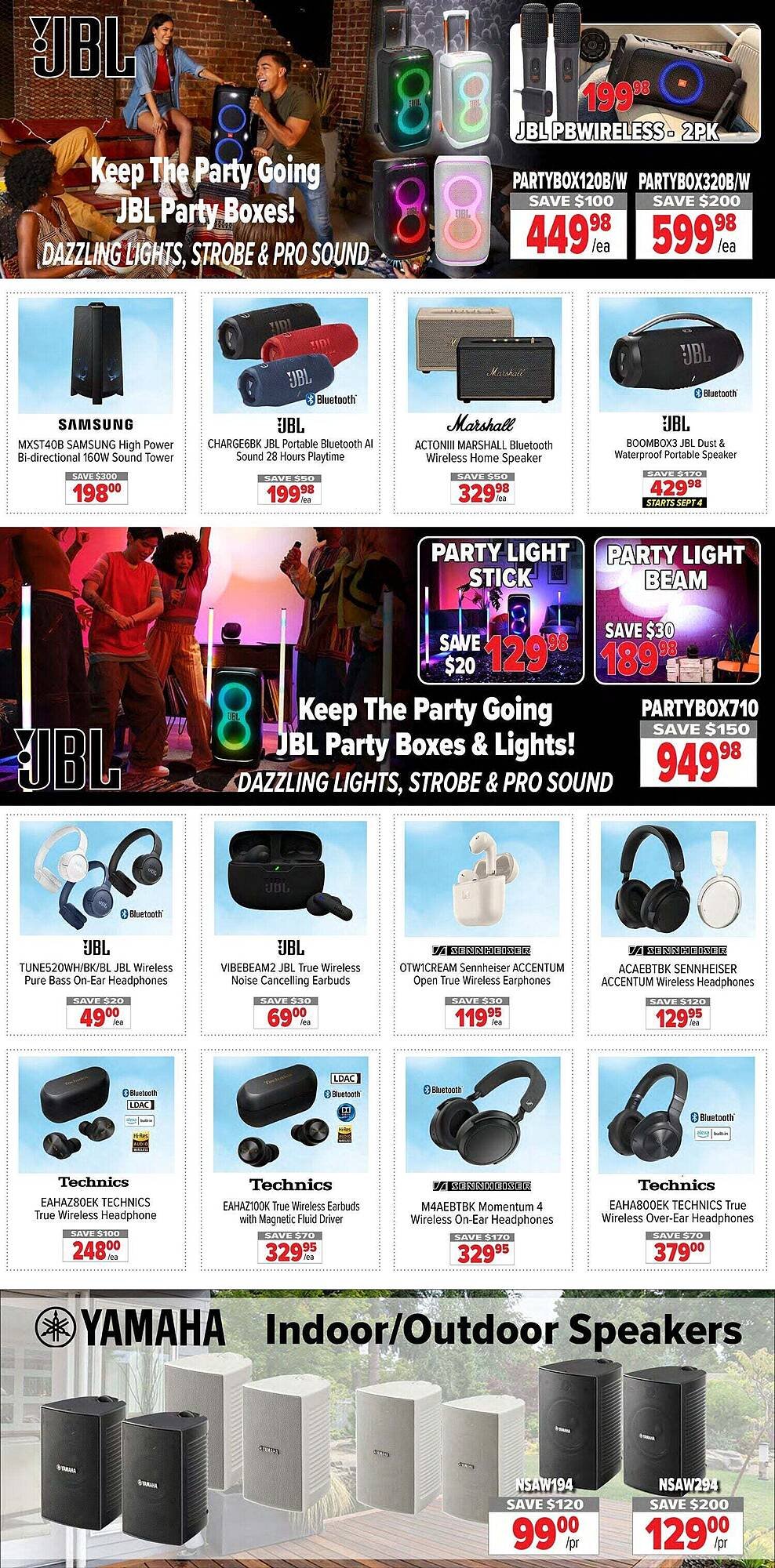 2001 Audio Video flyer