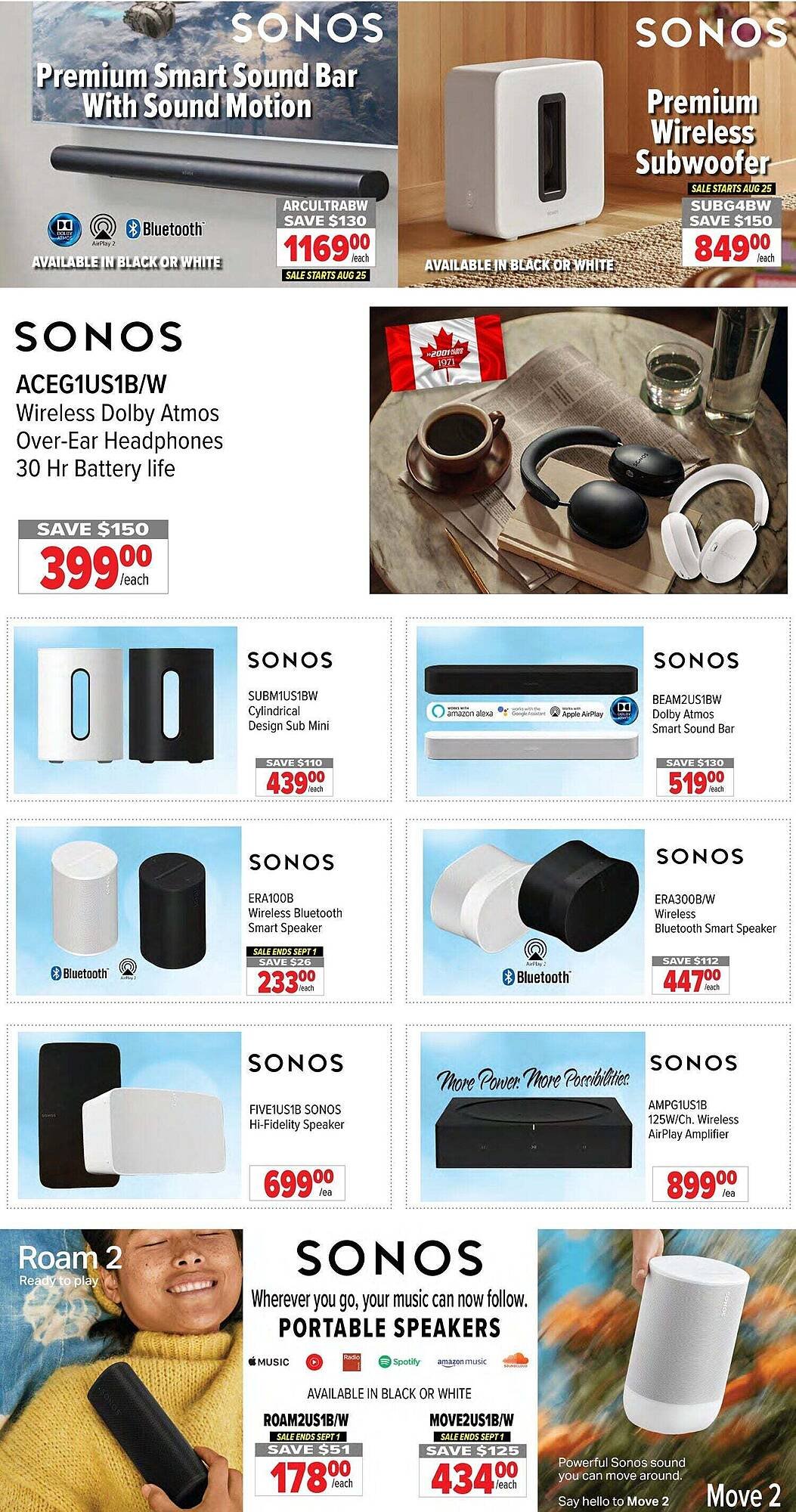 2001 Audio Video flyer