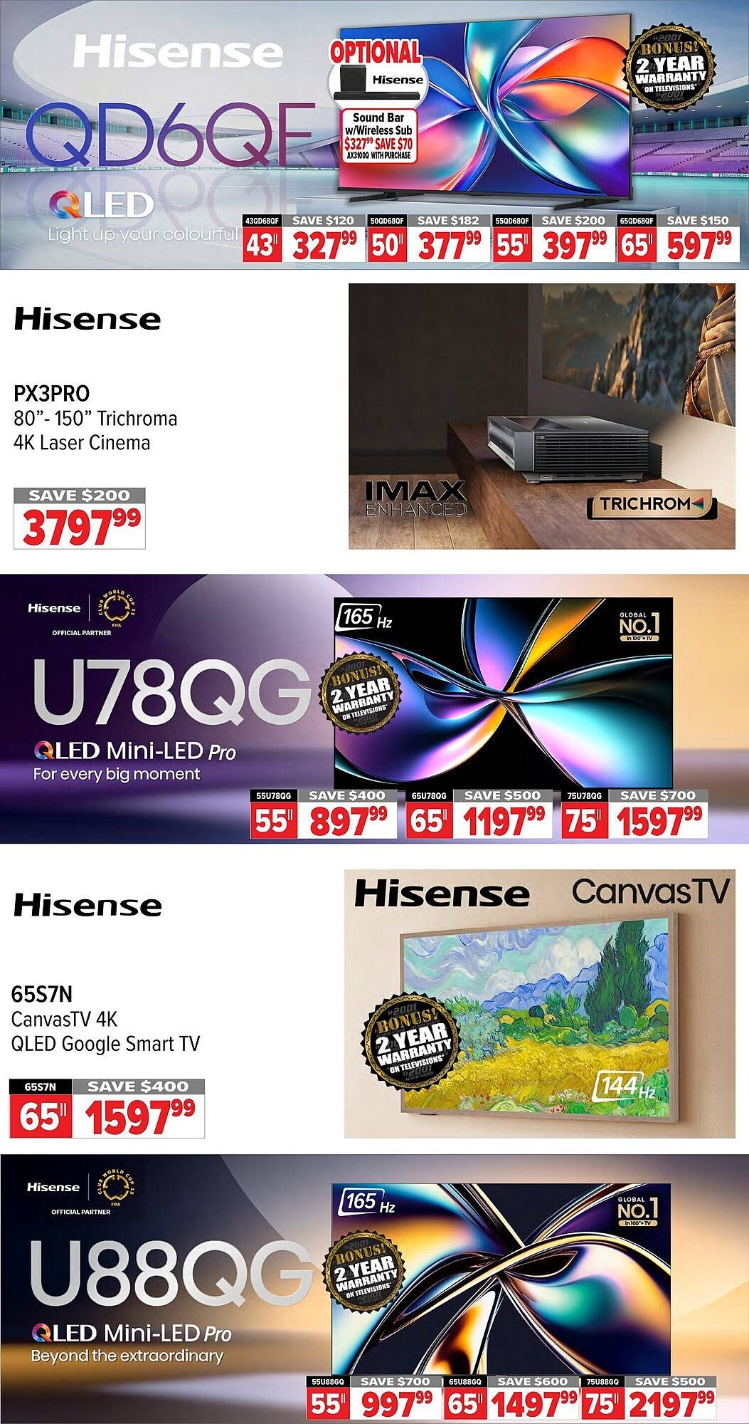2001 Audio Video flyer