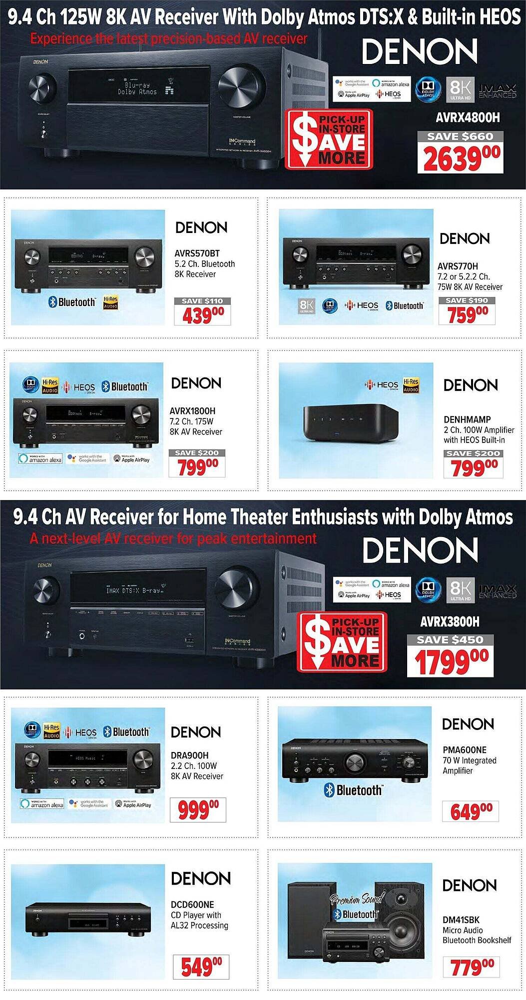 2001 Audio Video flyer