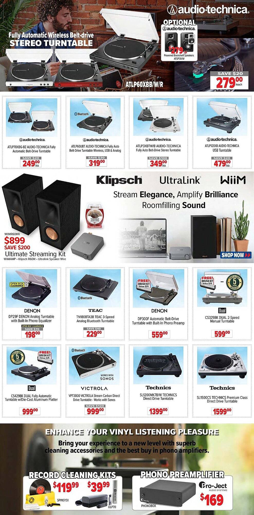 2001 Audio Video flyer