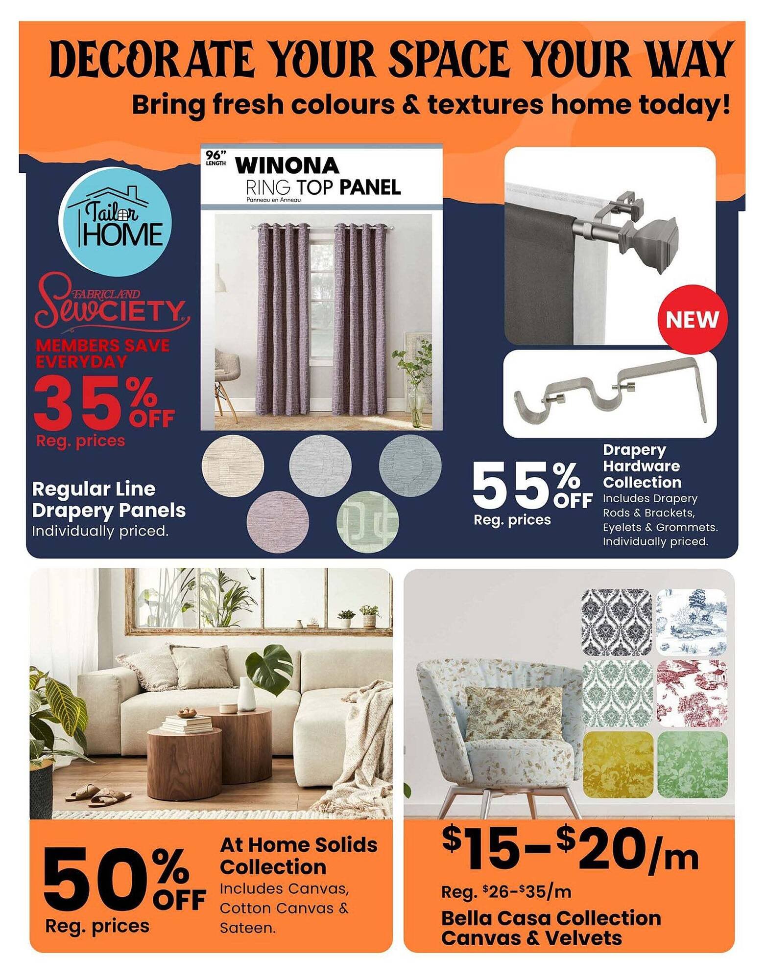 Fabricland flyer