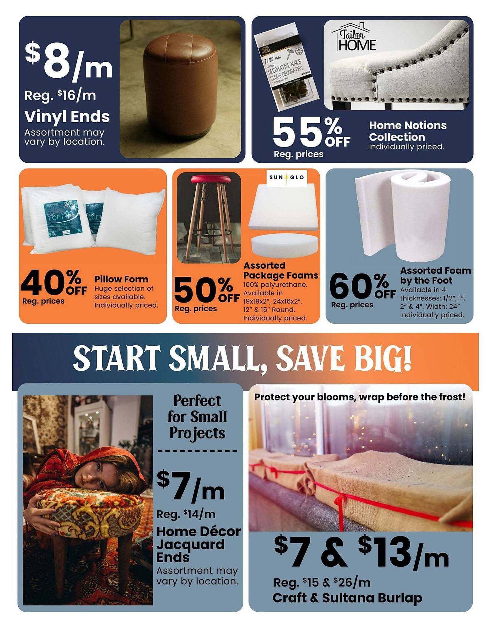 Fabricland flyer