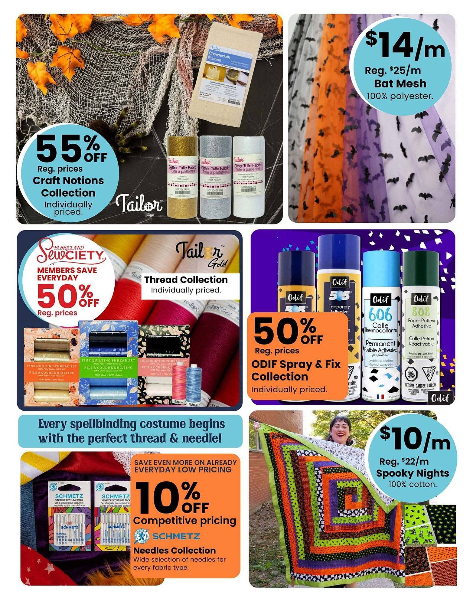 Fabricland flyer