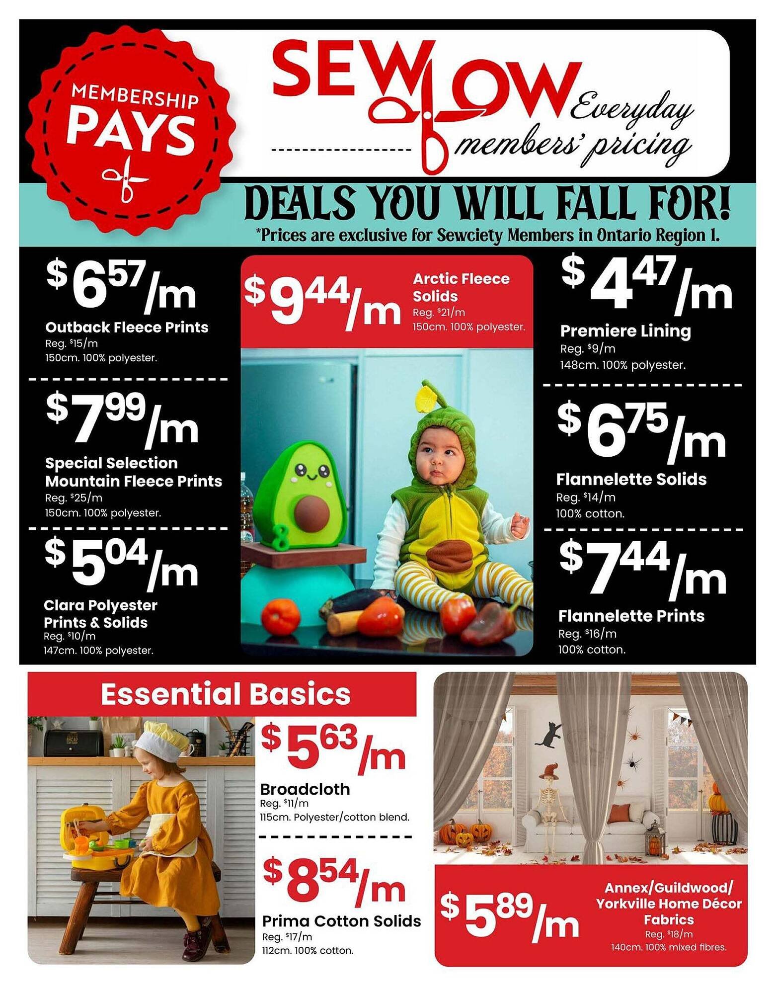 Fabricland flyer