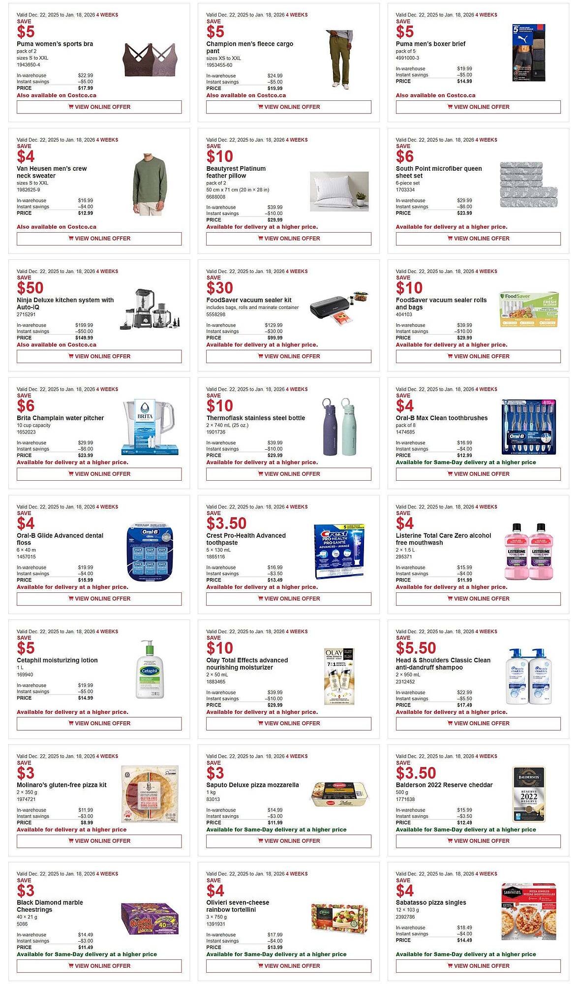Costco flyer (2025-12-22 - 2026-01-05) | 2