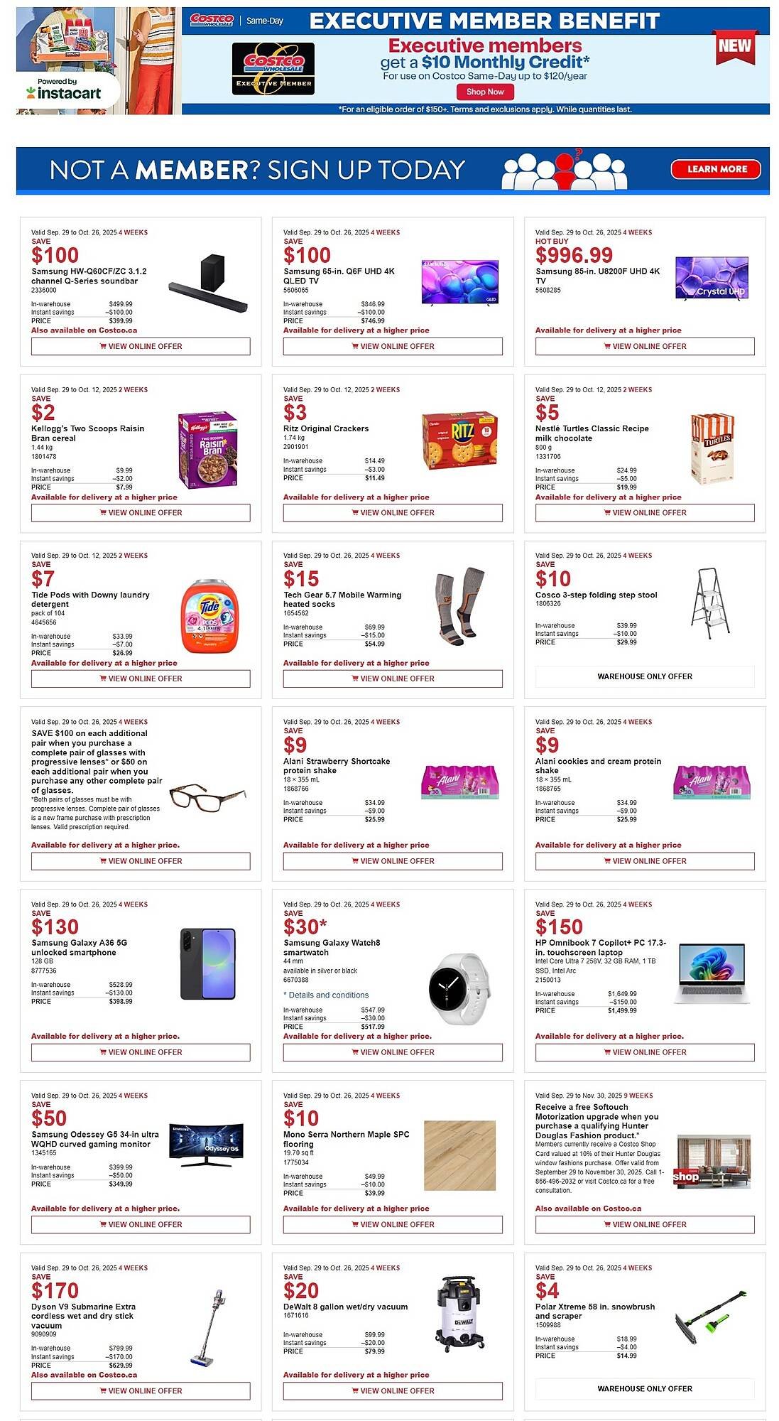 Costco flyer (2025-10-01 - 2025-10-07) | 1