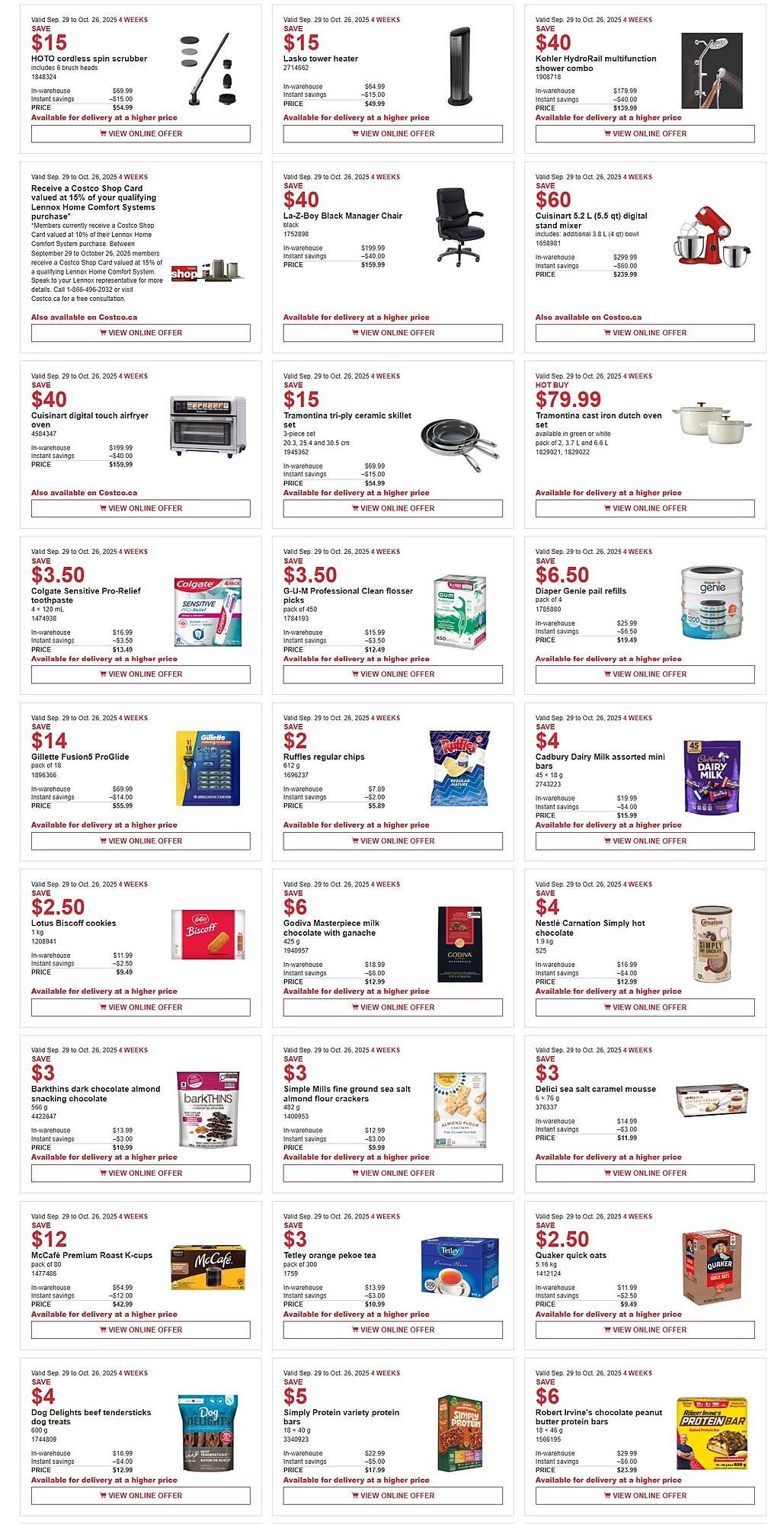 Costco flyer (2025-10-01 - 2025-10-07) | 2