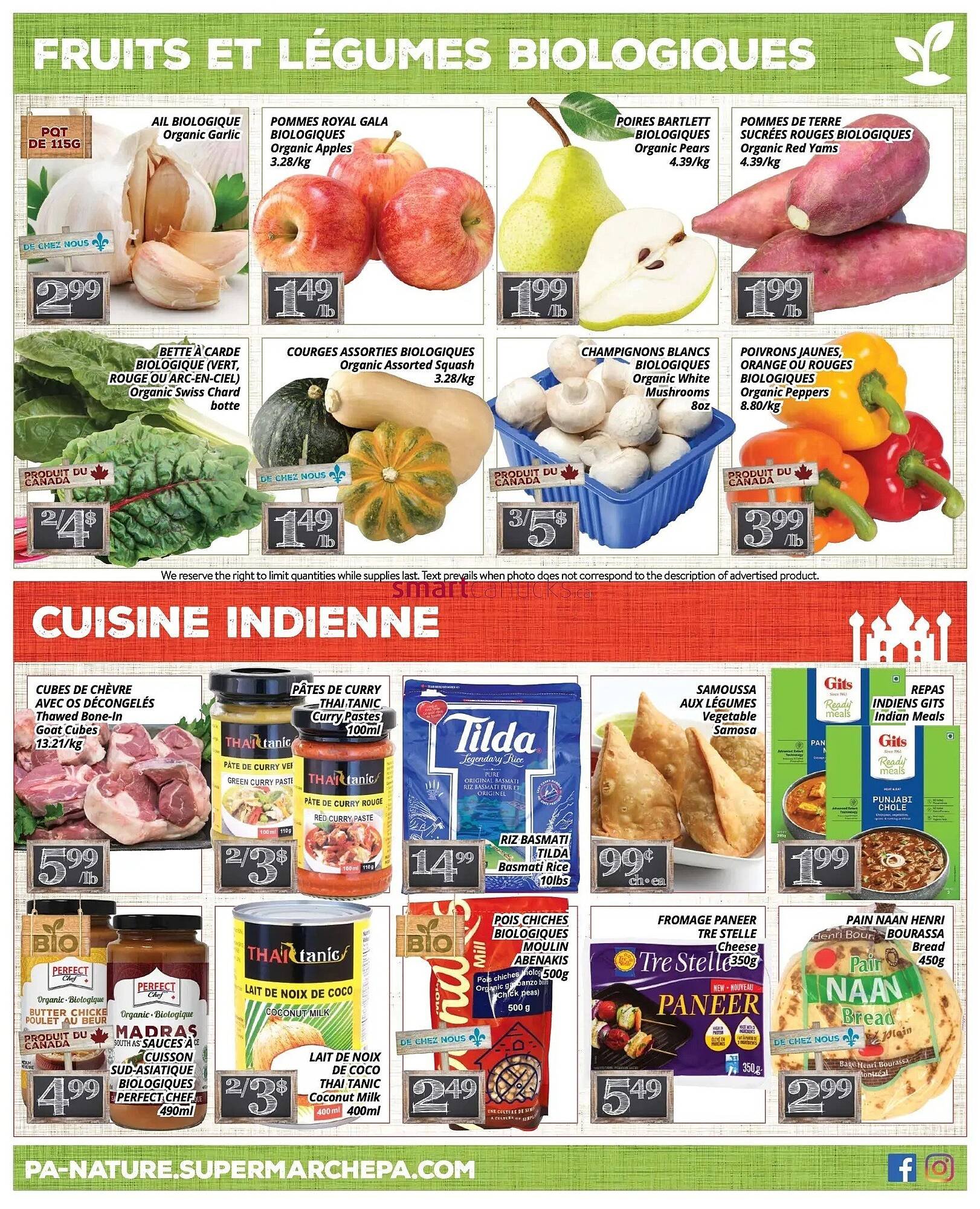 Supermarché PA flyer