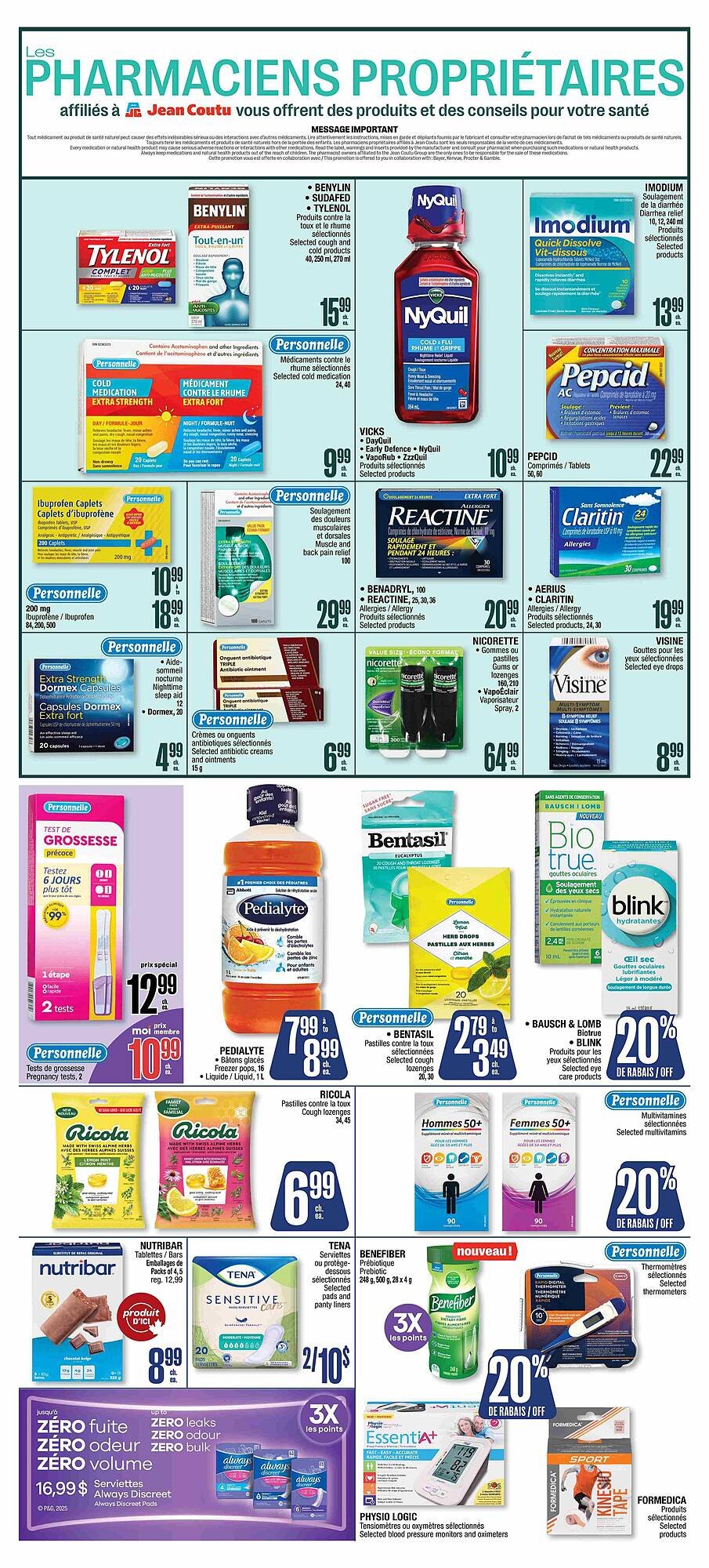 Jean Coutu flyer