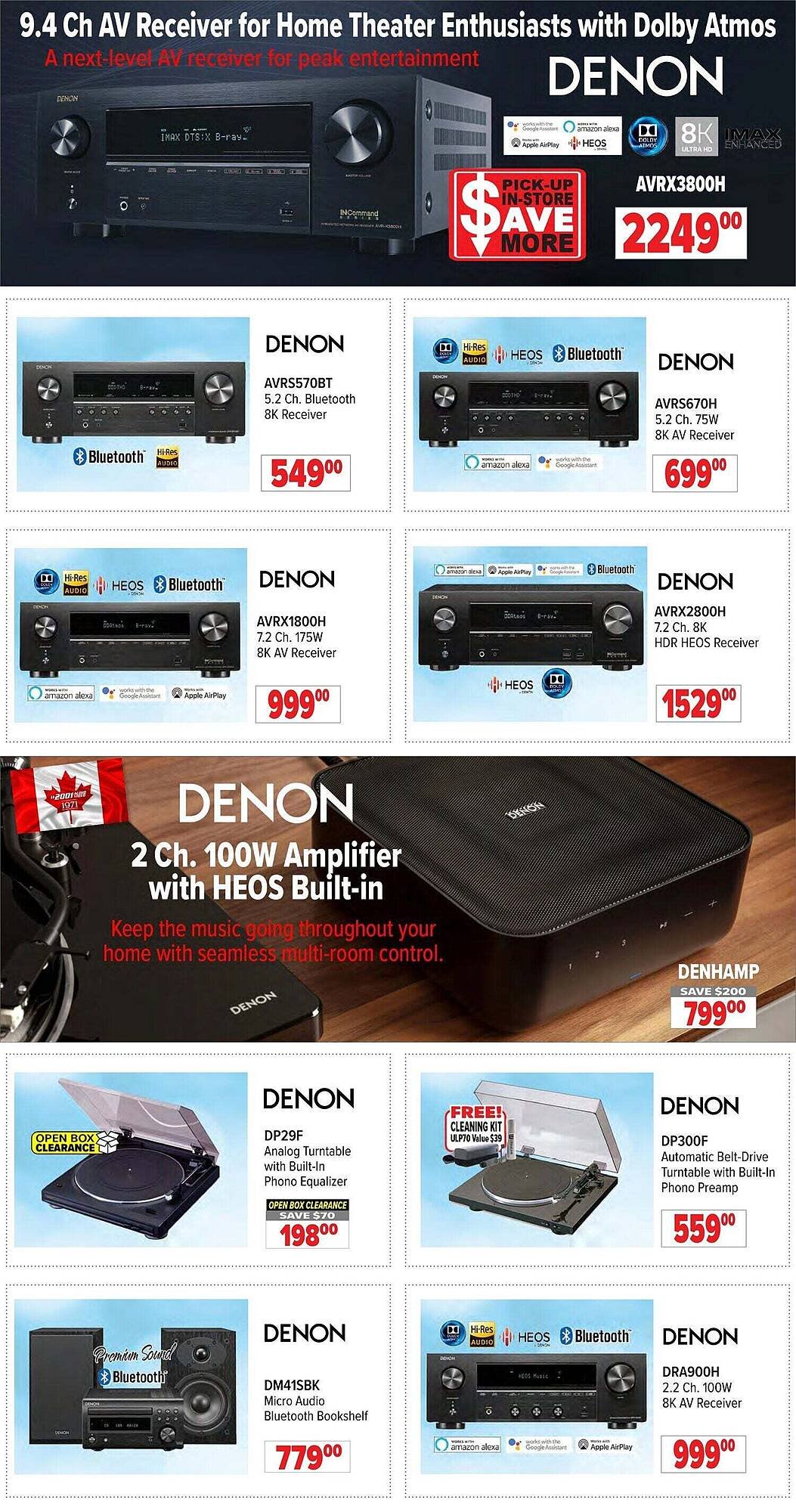 2001 Audio Video flyer