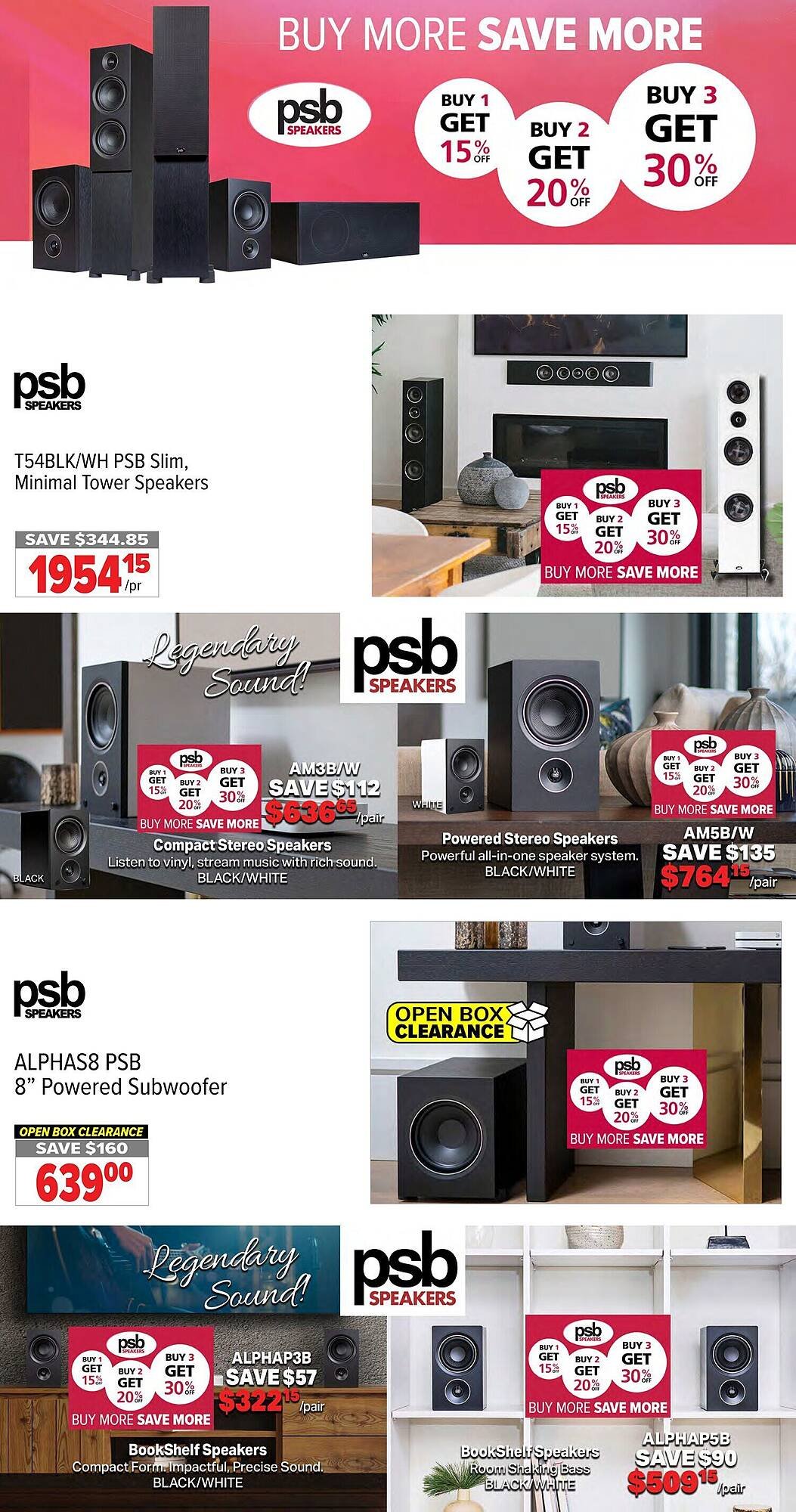2001 Audio Video flyer
