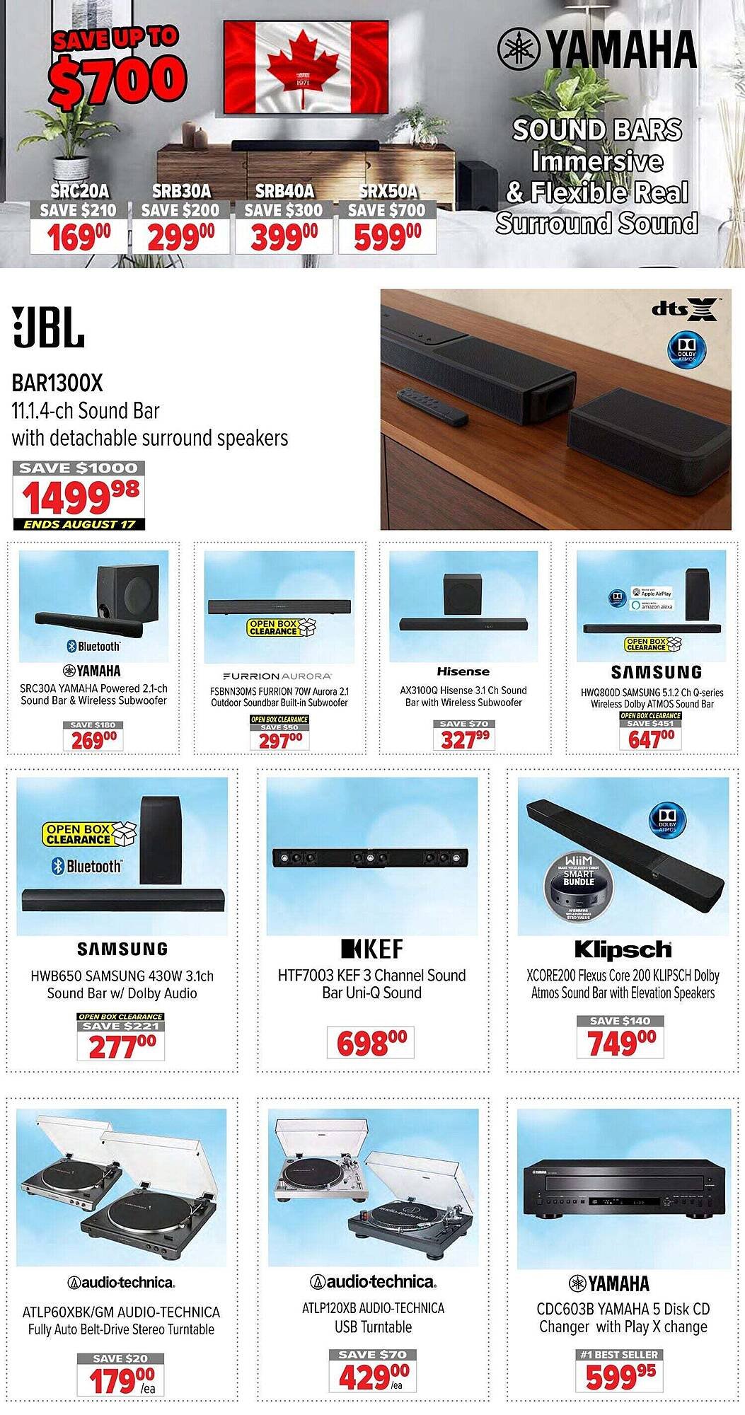 2001 Audio Video flyer