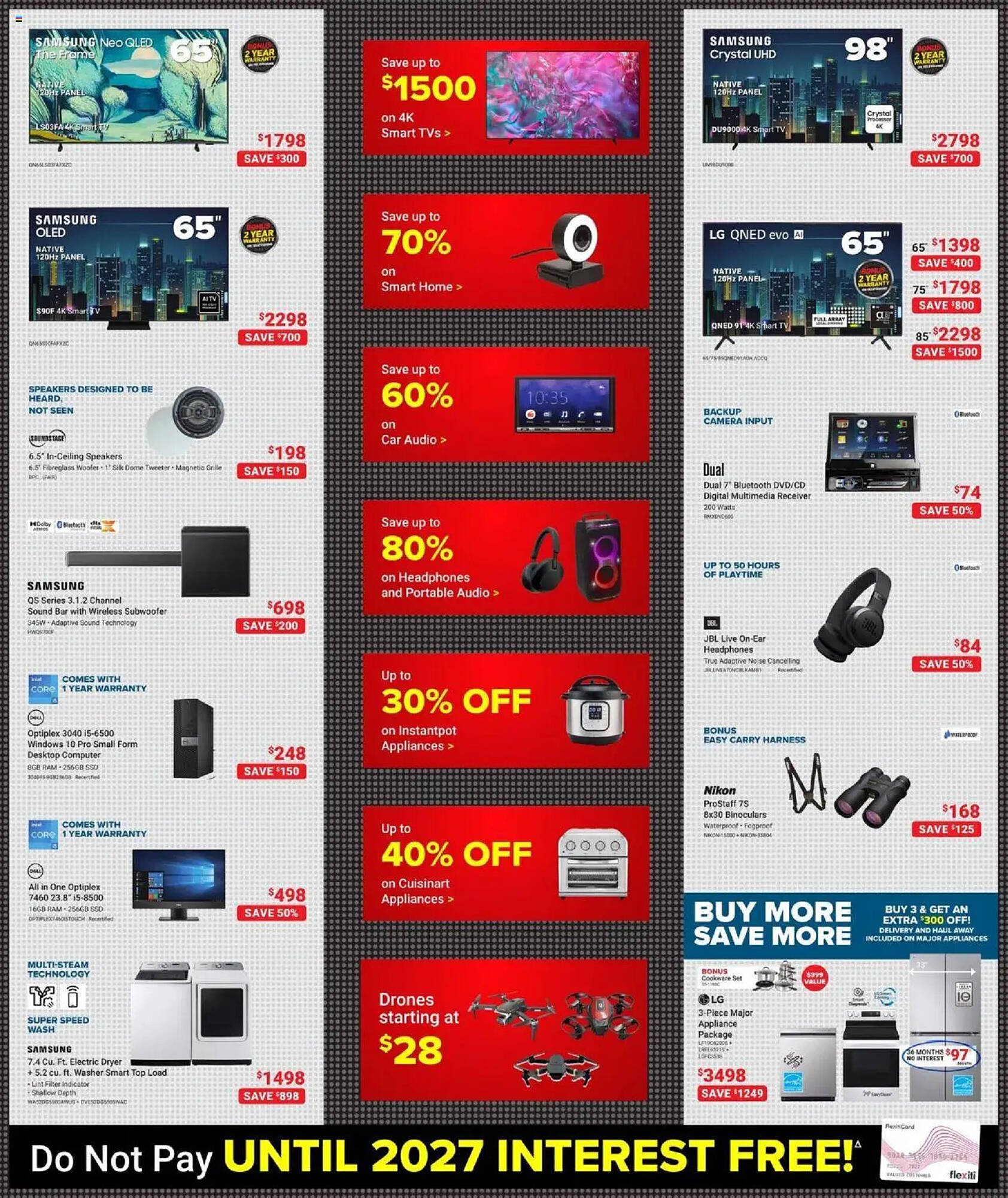 Visions Electronics flyer