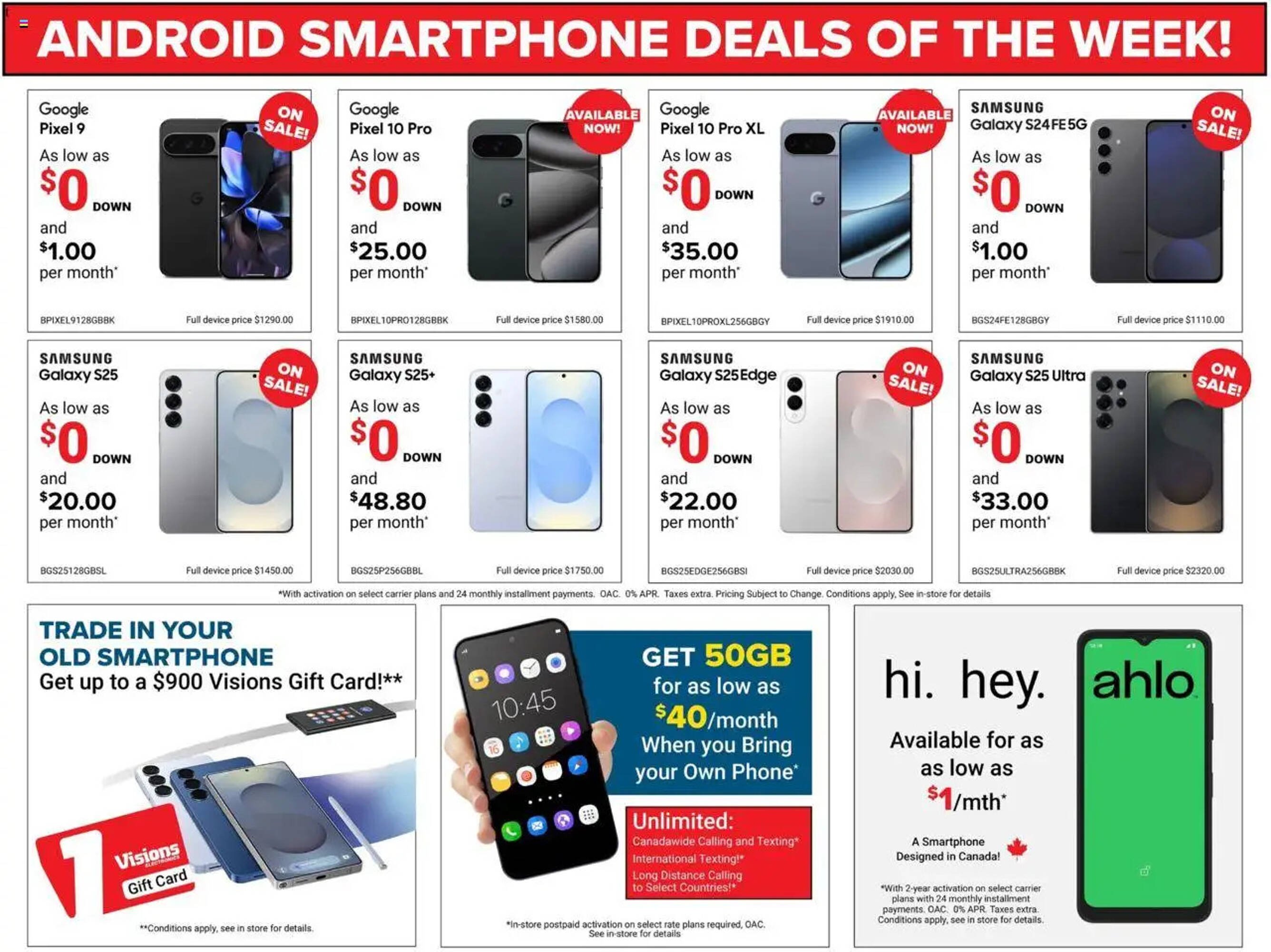 Visions Electronics flyer