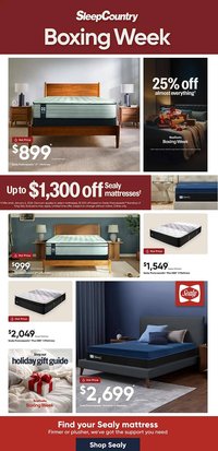 Sleep Country flyer (2025-12-11 - 2025-12-17)