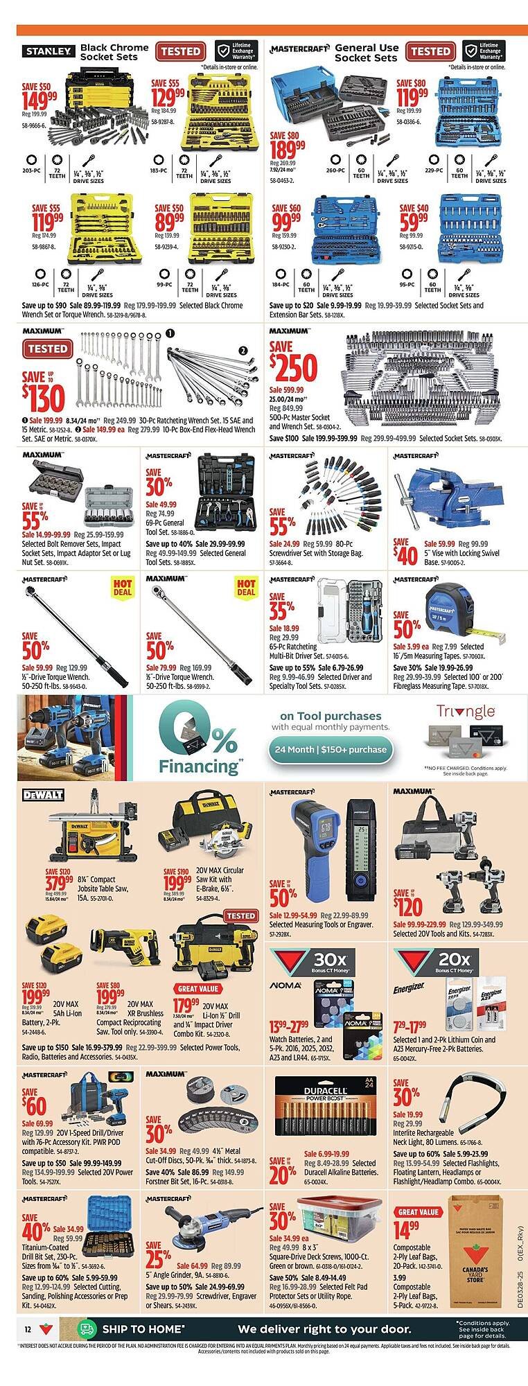 Canadian Tire flyer