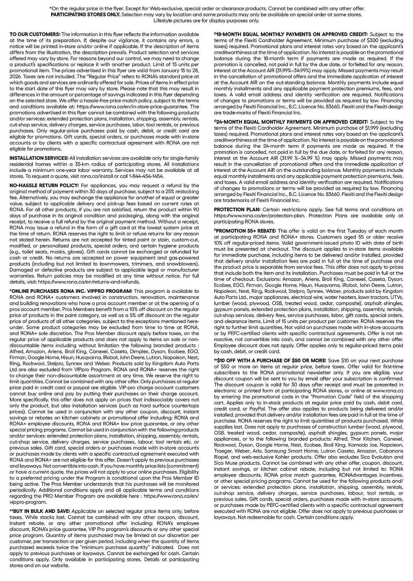 RONA flyer (2026-01-16 - 2026-01-23) | 12