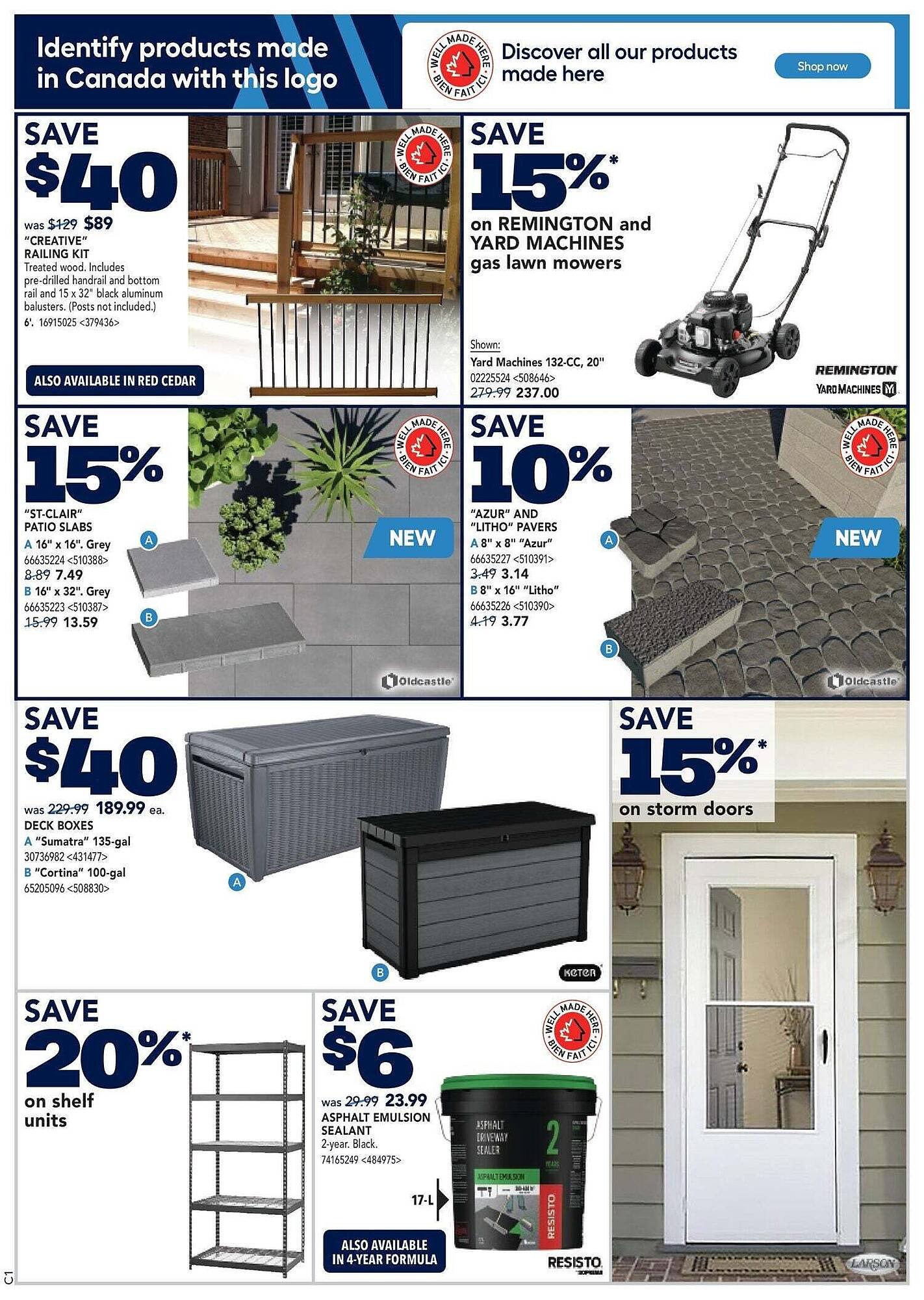 RONA flyer