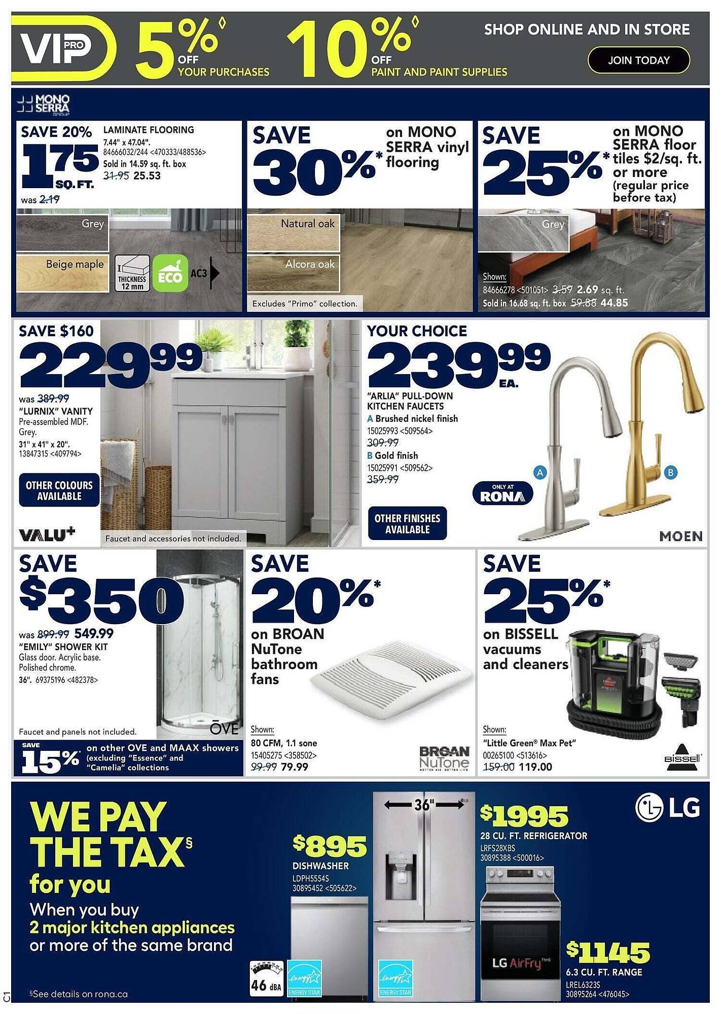 RONA flyer