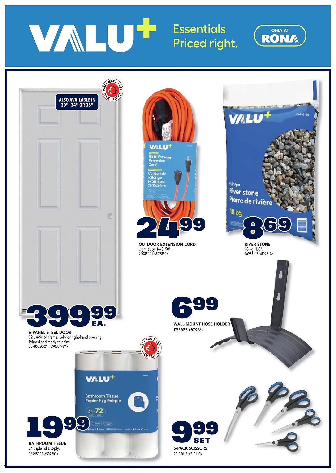 RONA flyer