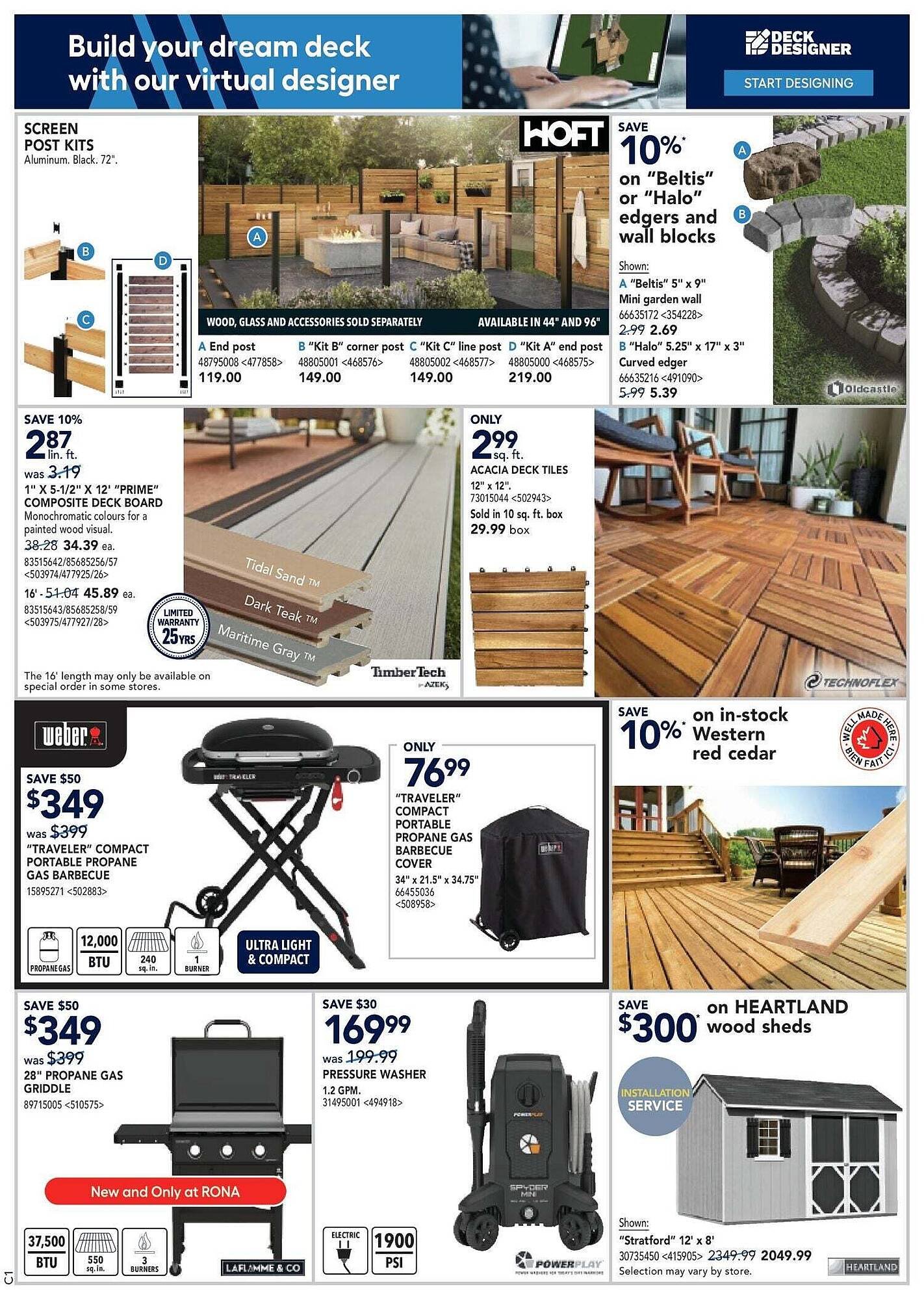 RONA flyer