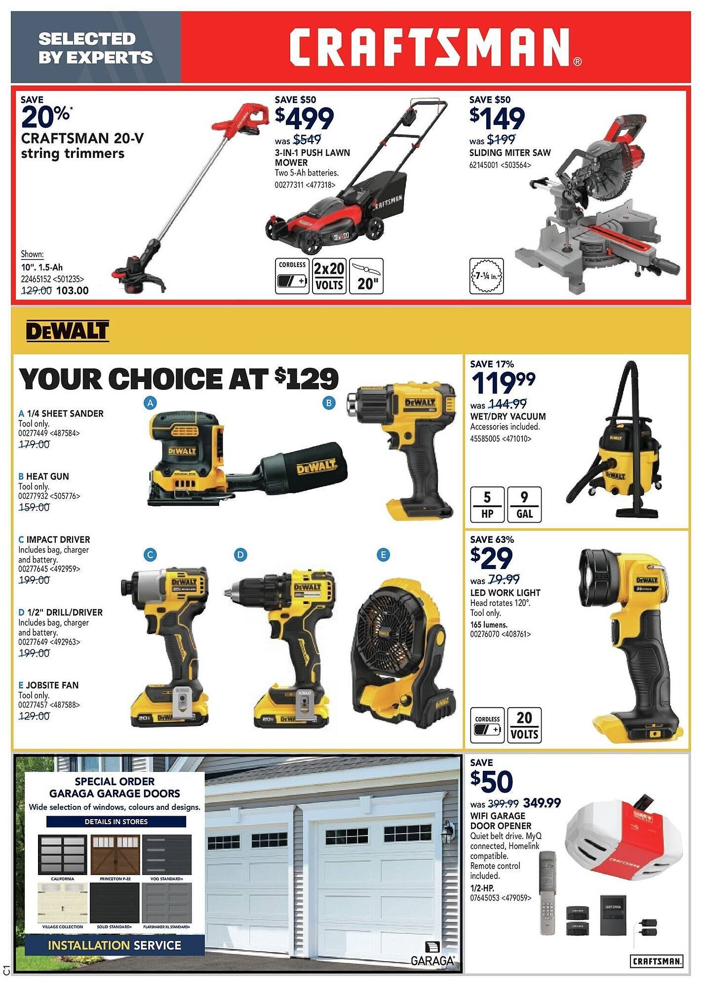 RONA flyer